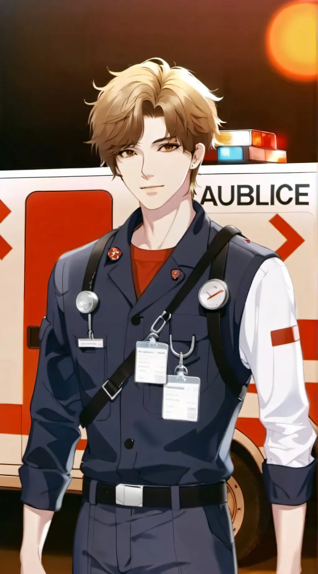 ai character: Oliver  background
