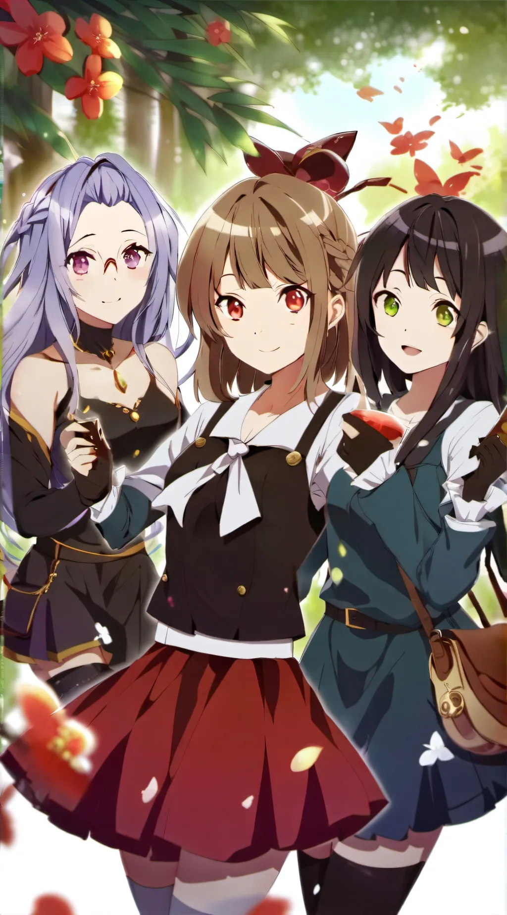 ai character: Jenny, Ana e Sarah background