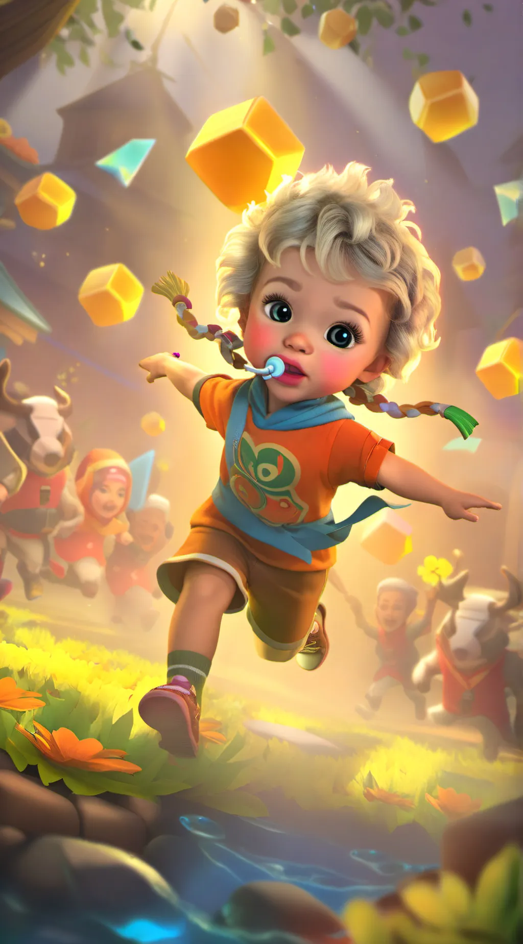 ai character: Allie background