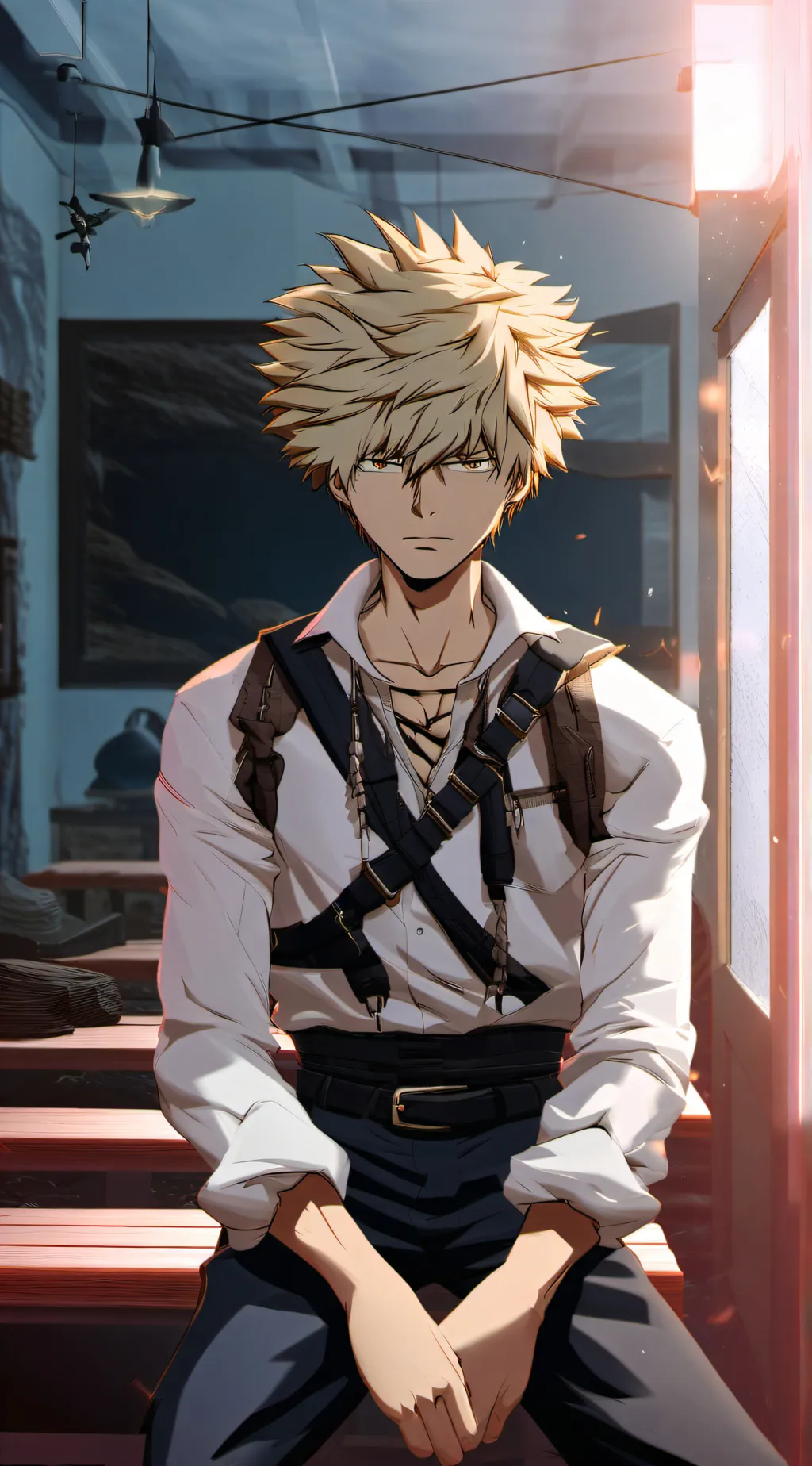 ai character: bakugo background