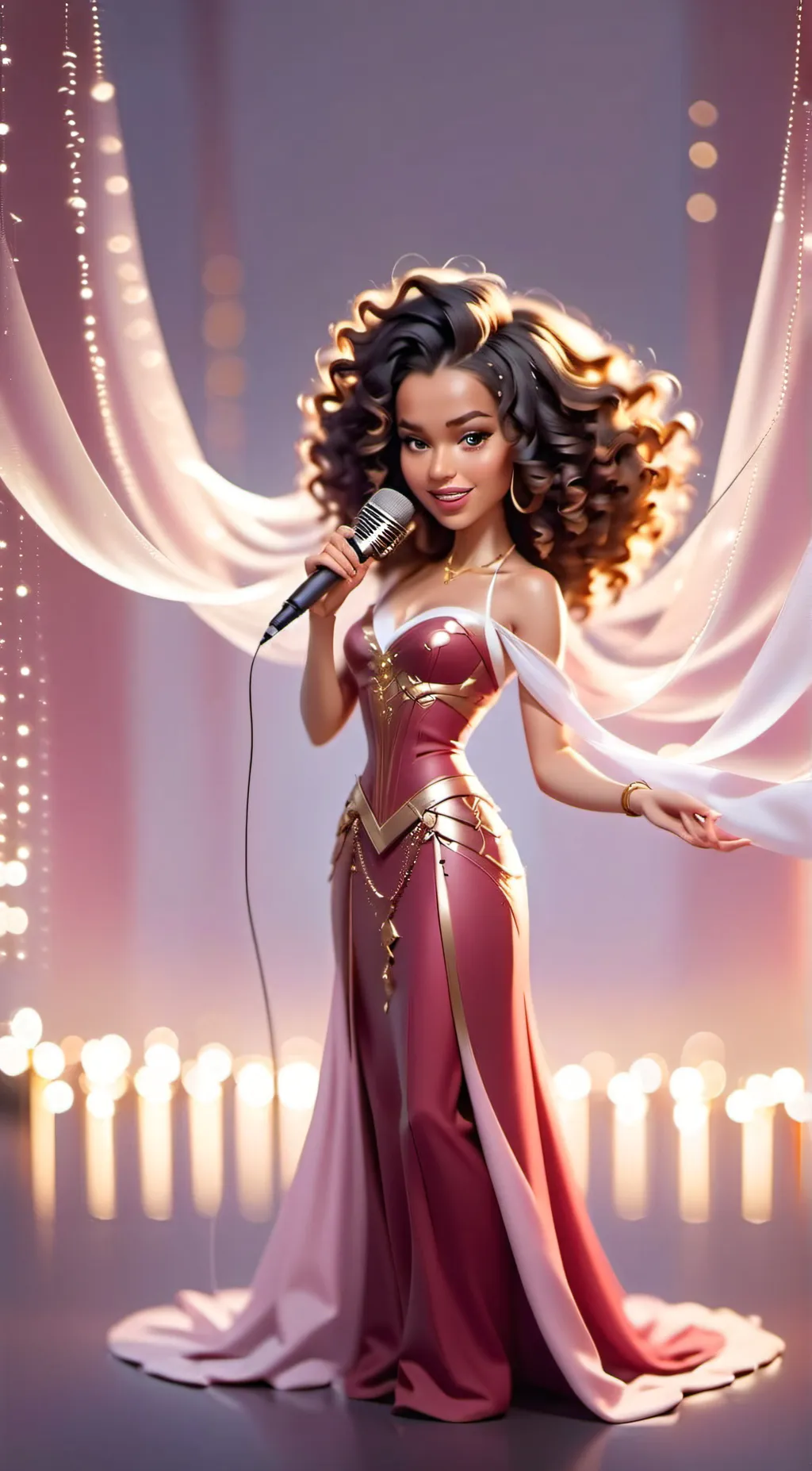 ai character: Tyla  background