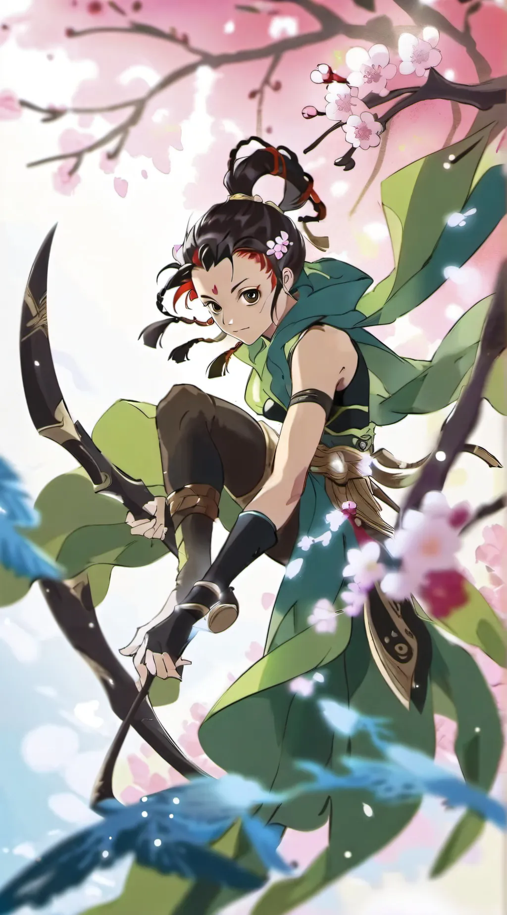 ai character: New uppermoon  background
