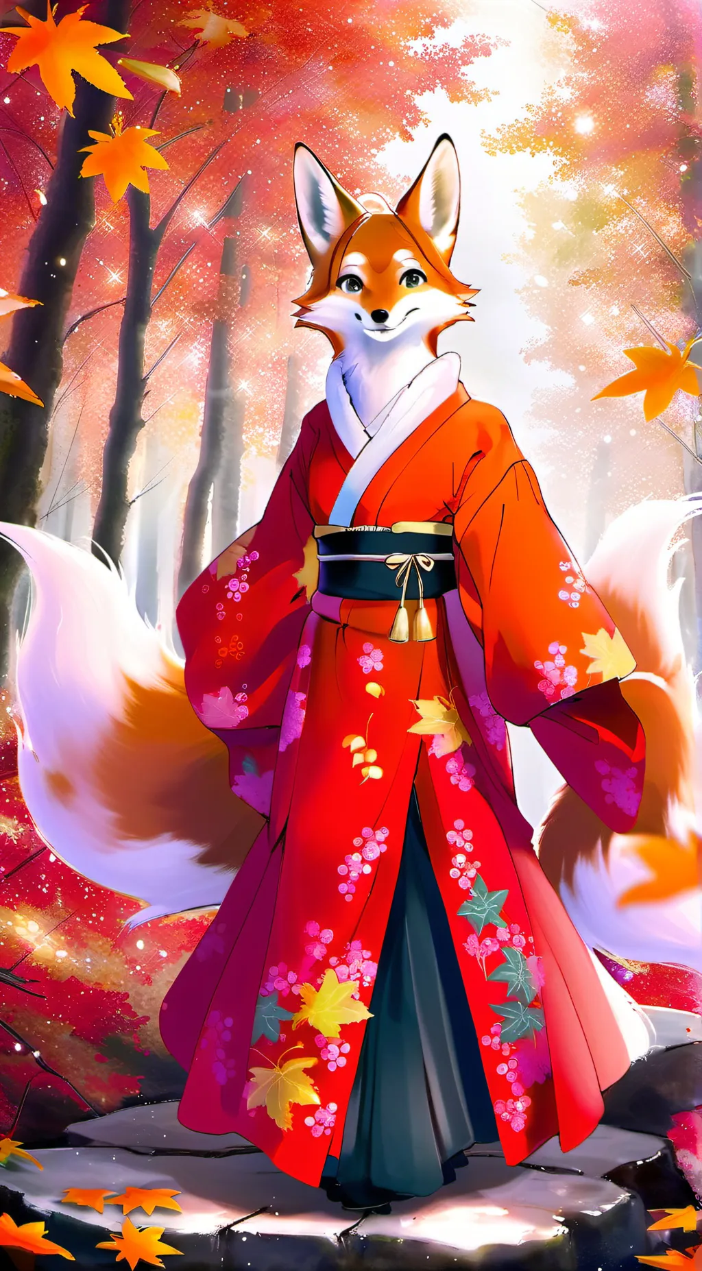 ai character: Kaori background