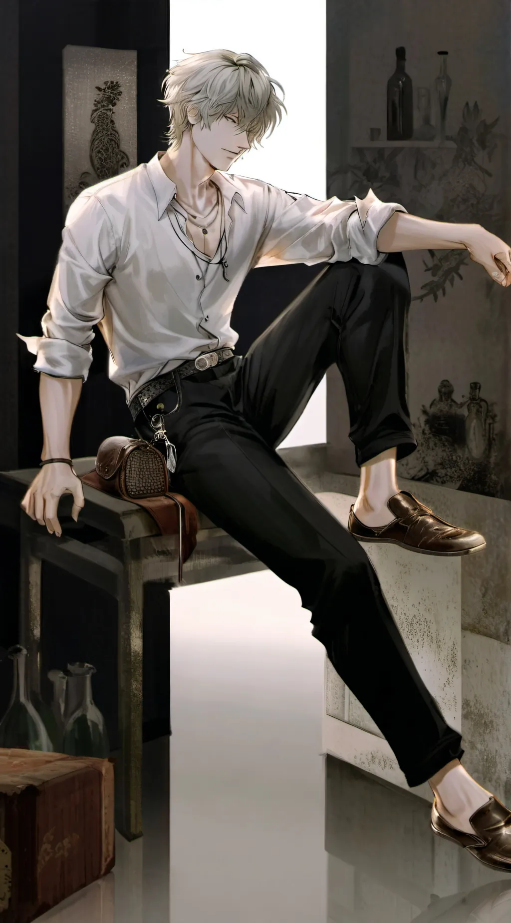 ai character: Derek background