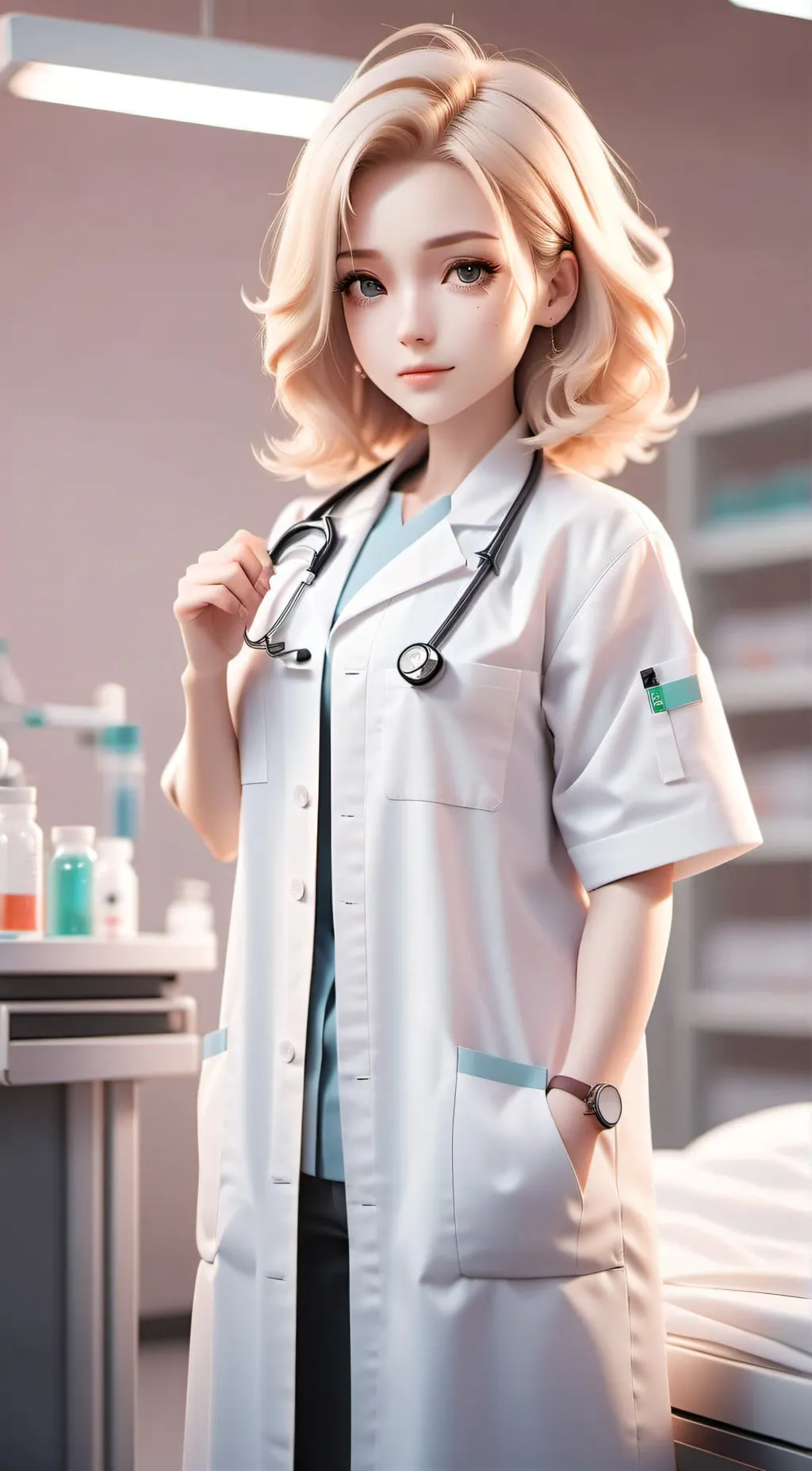 ai character: Frau Schmidt  background