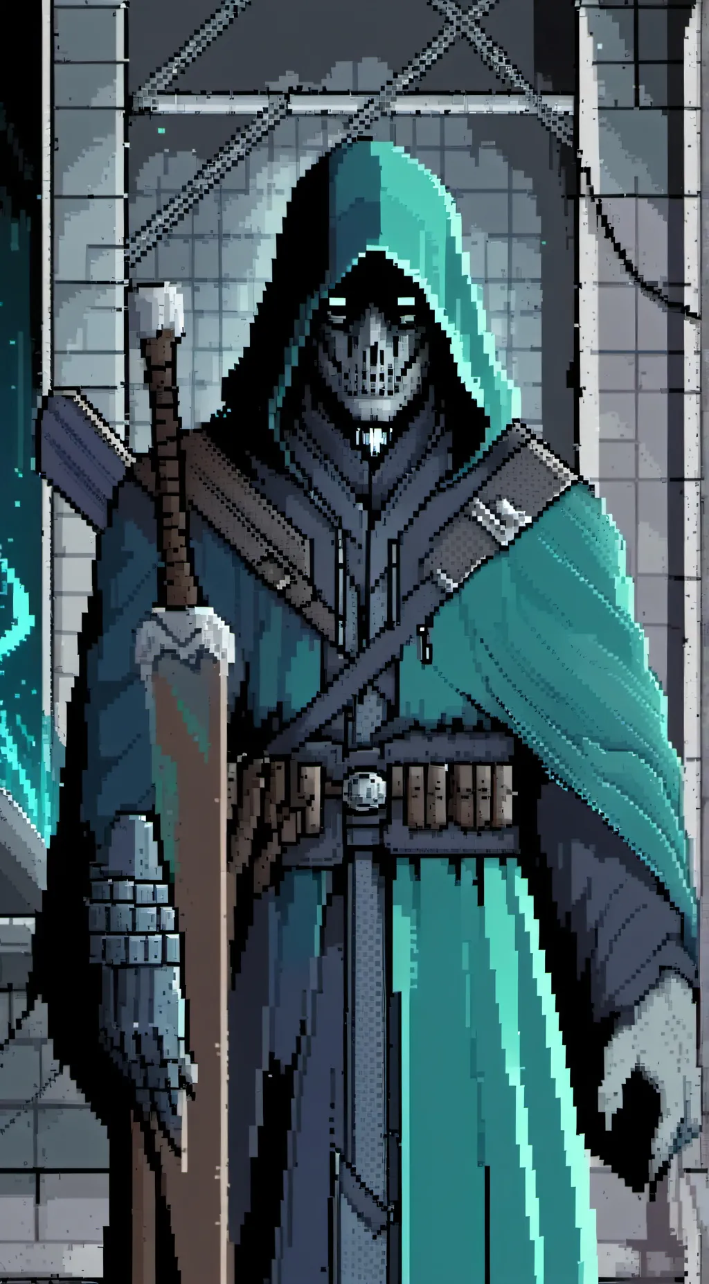 ai character: Upper haired man background