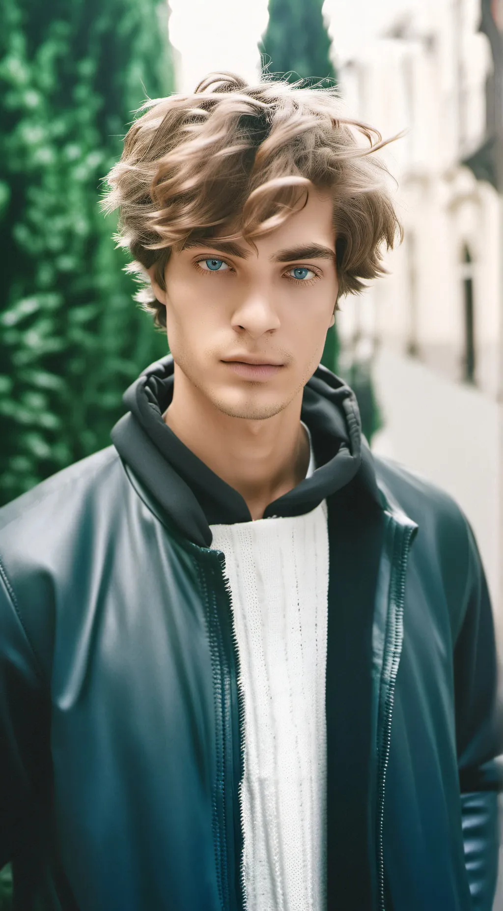 ai character: Lorenzo Zurzolo  background