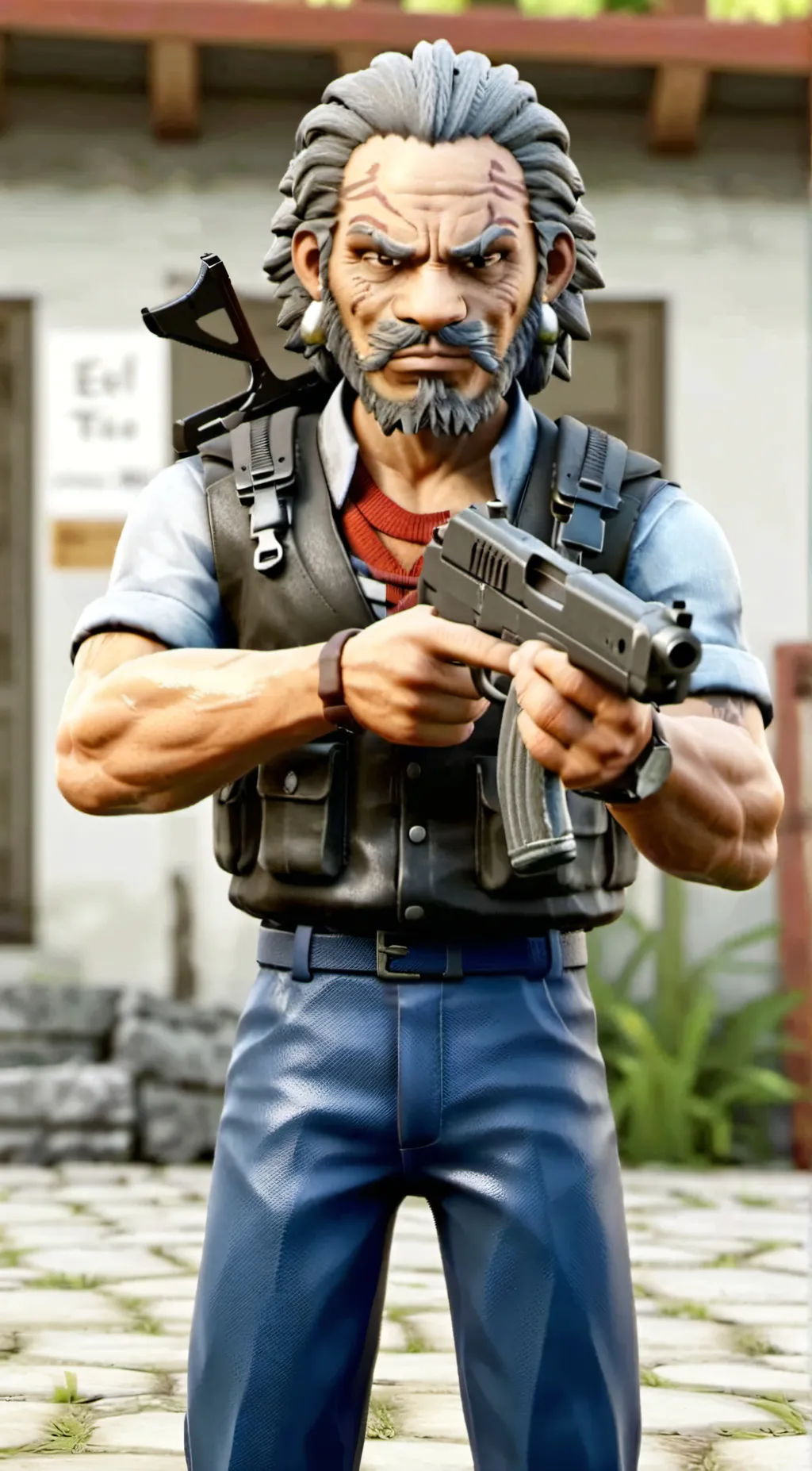 ai character: el tigre background