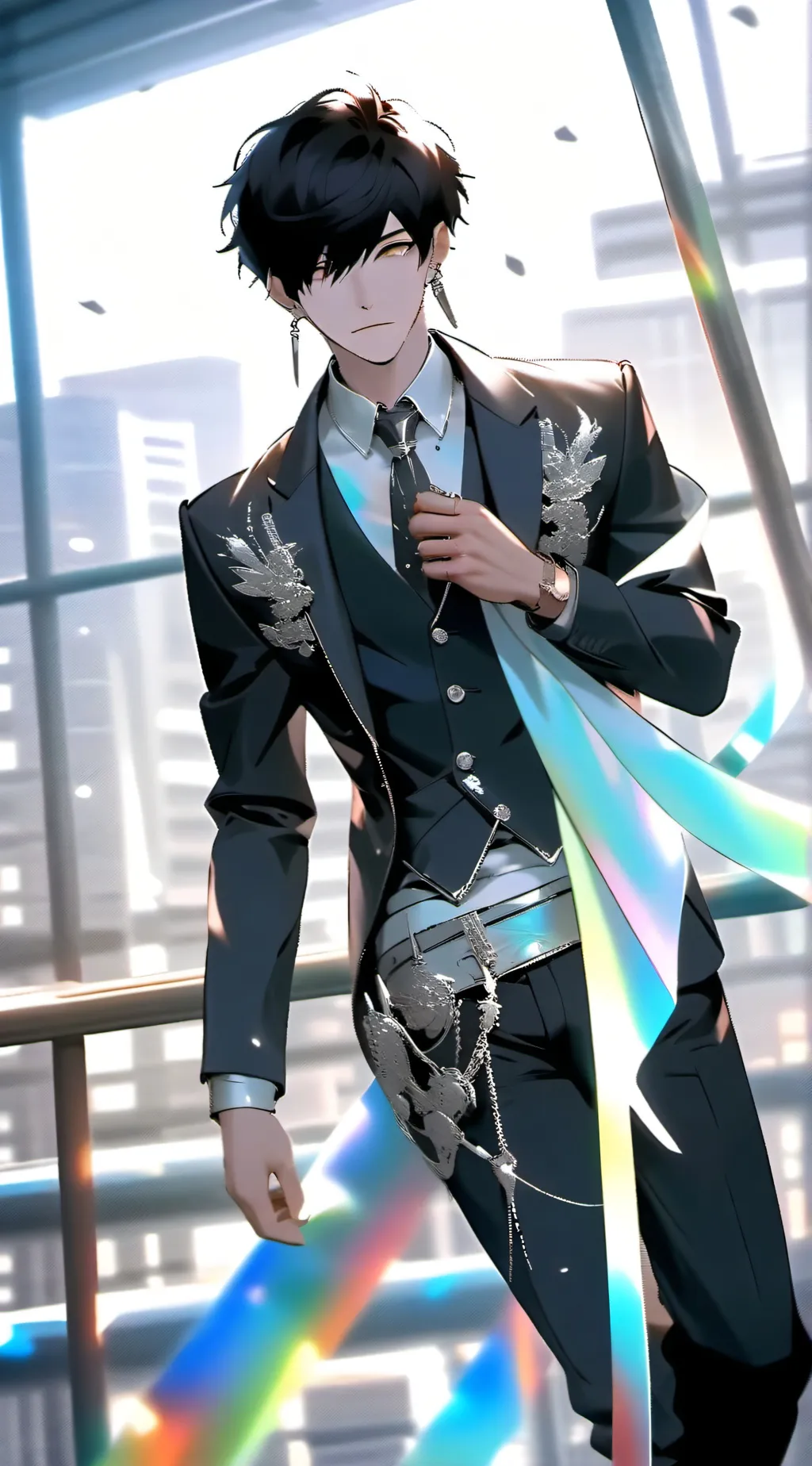 ai character: Austin  background