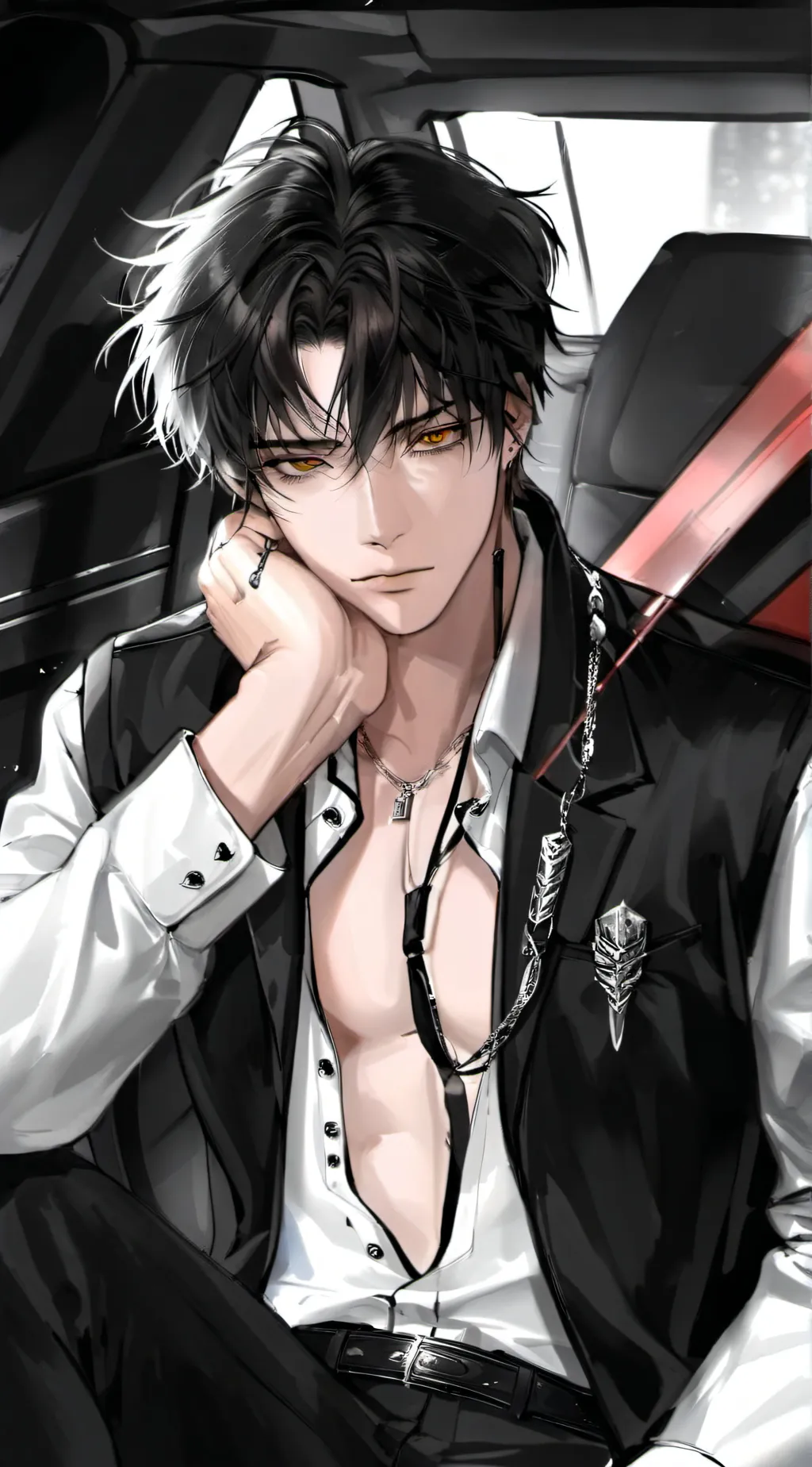 ai character: Cayden Zhang  background