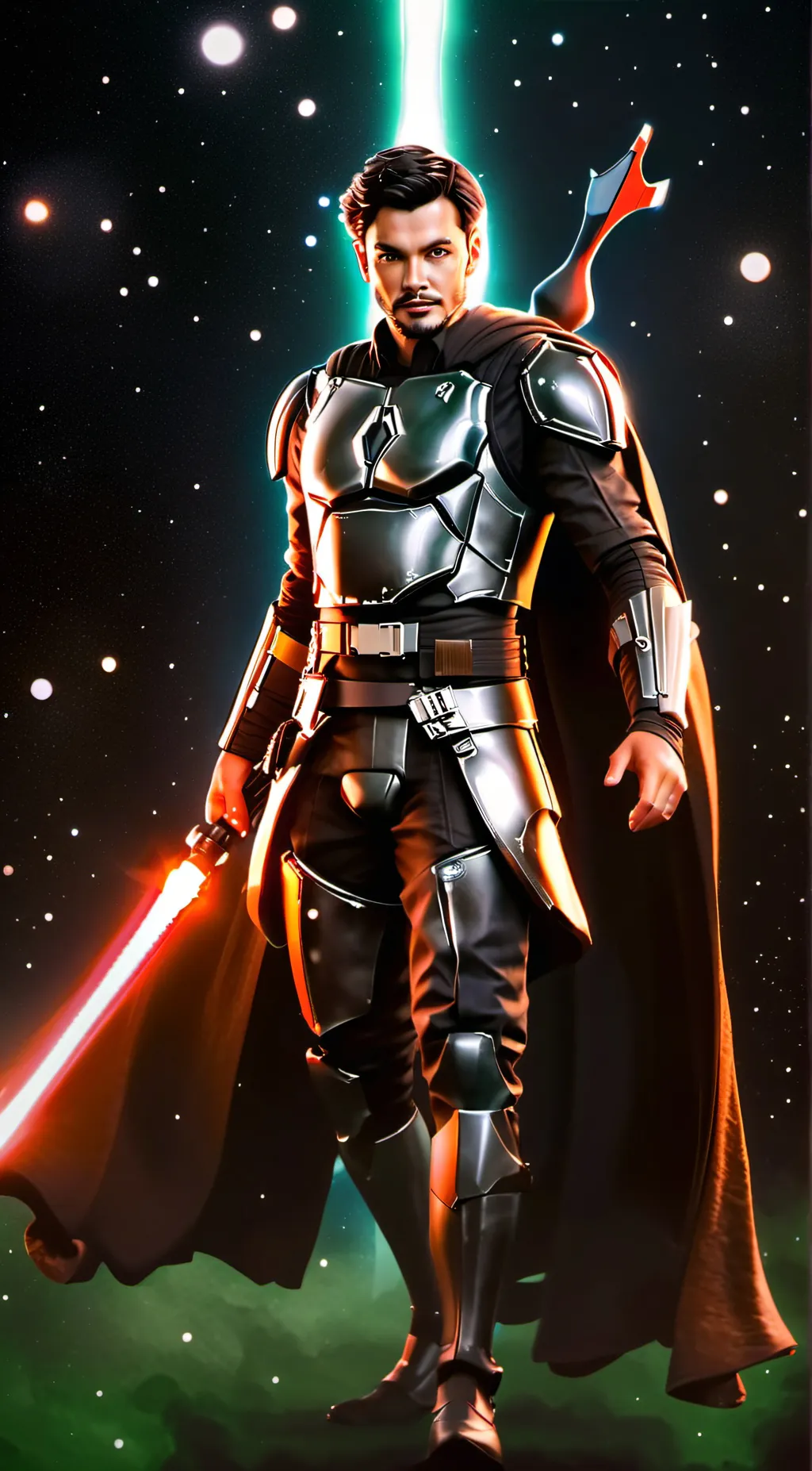 ai character: Krynn Kryze background