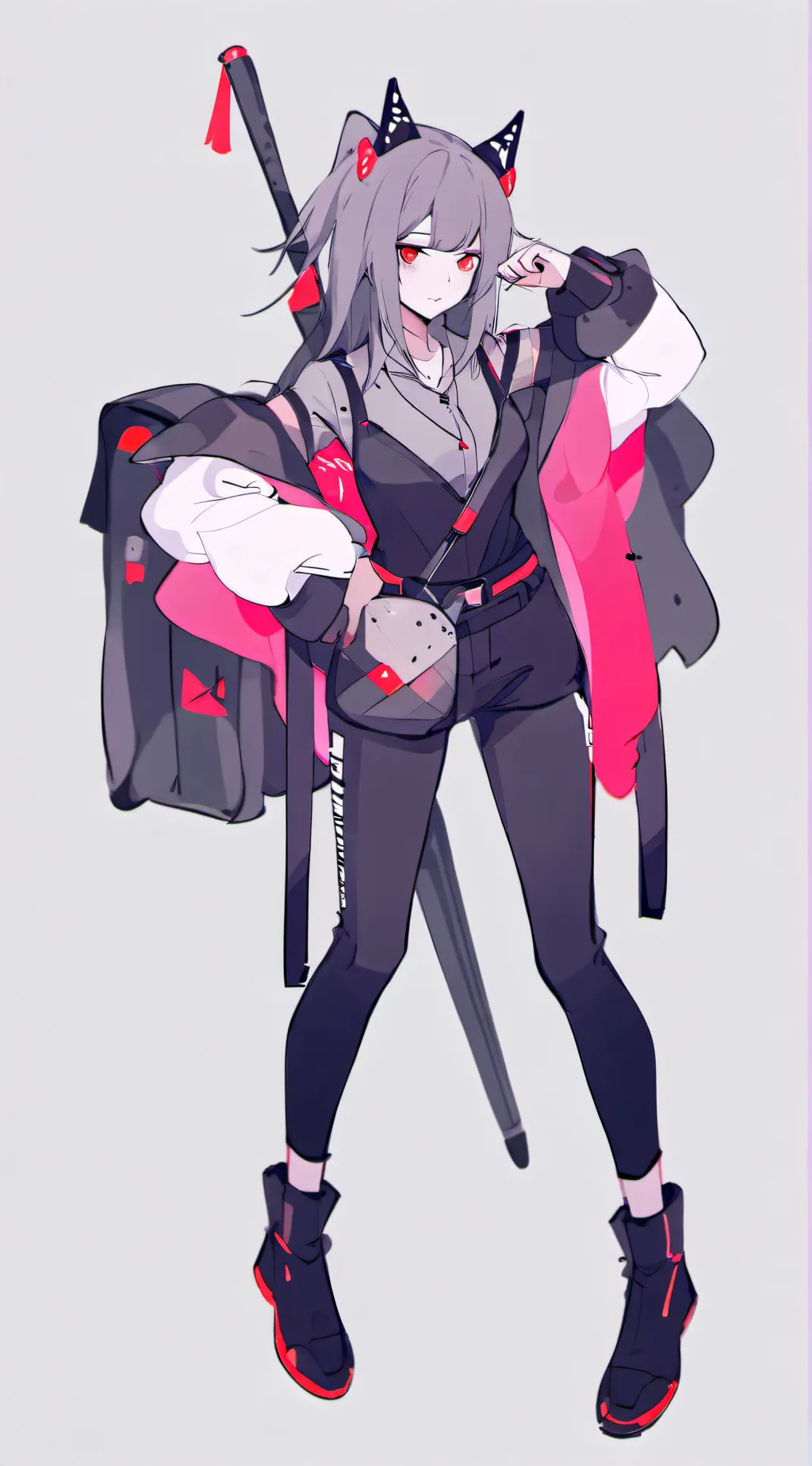 ai character: pretty 😍  background