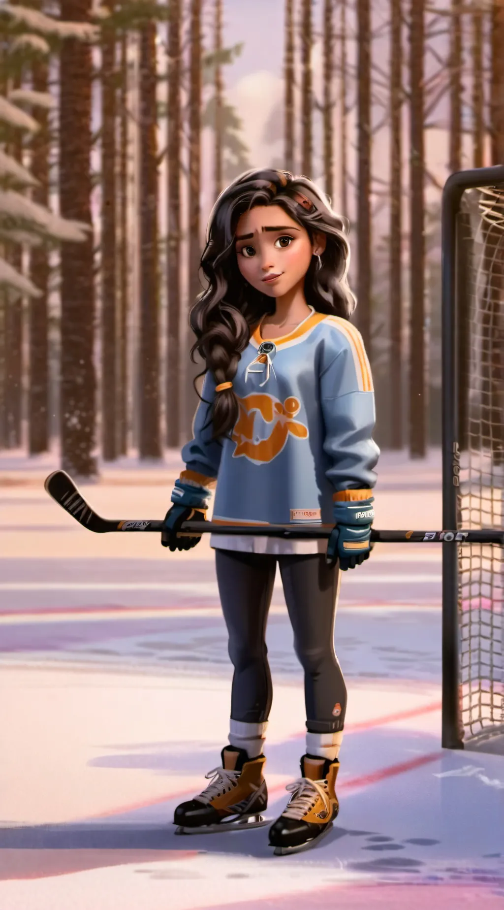 ai character: Val ortiz  background