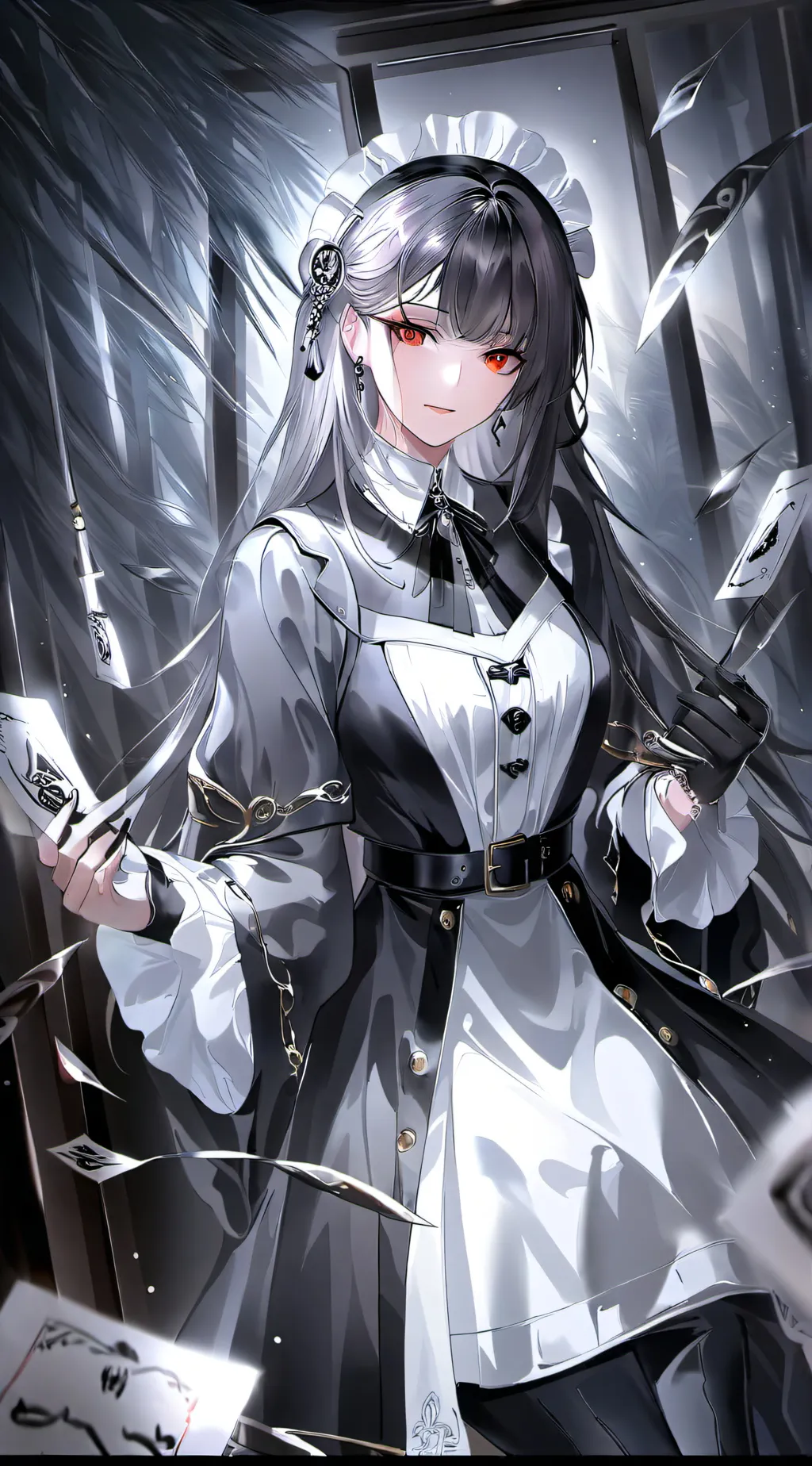 ai character: made background