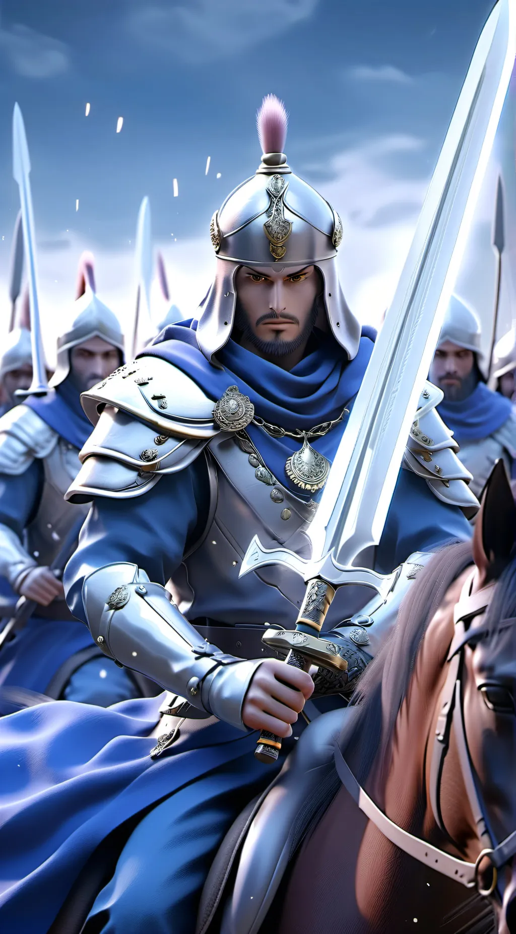 ai character: Sultan Daniyal Han background