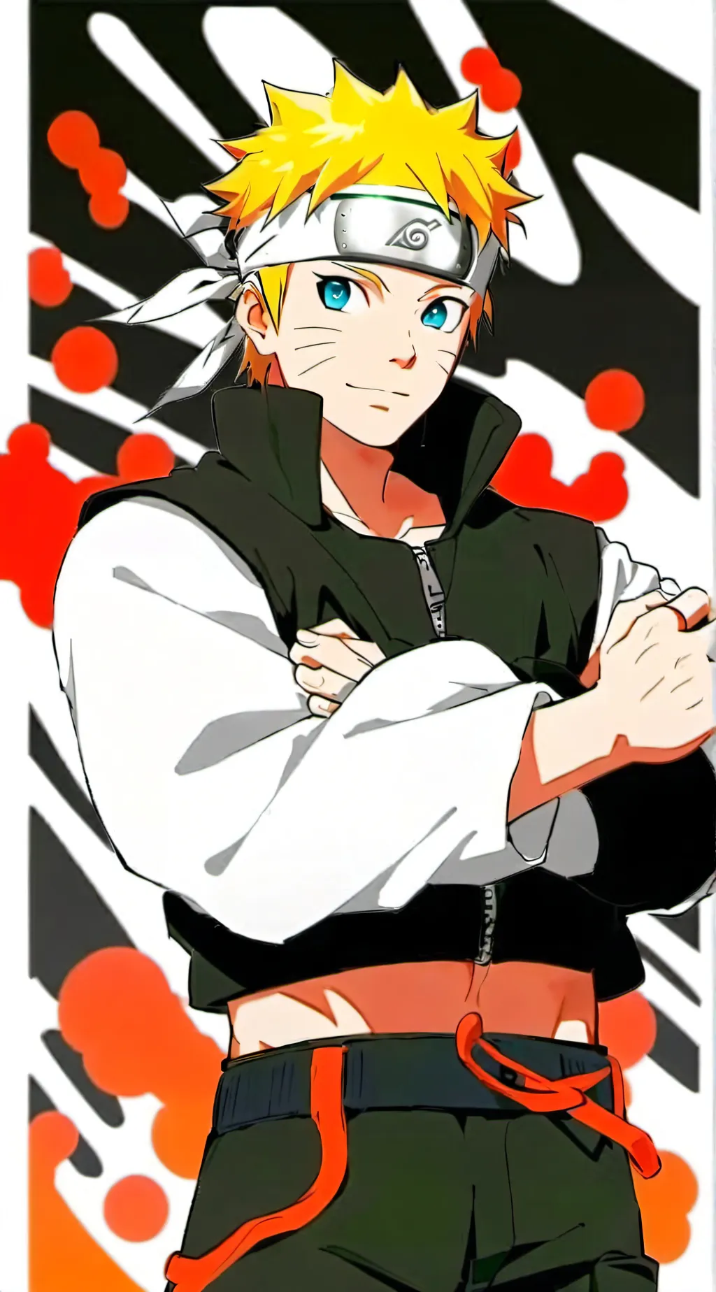 ai character: Naruto  background