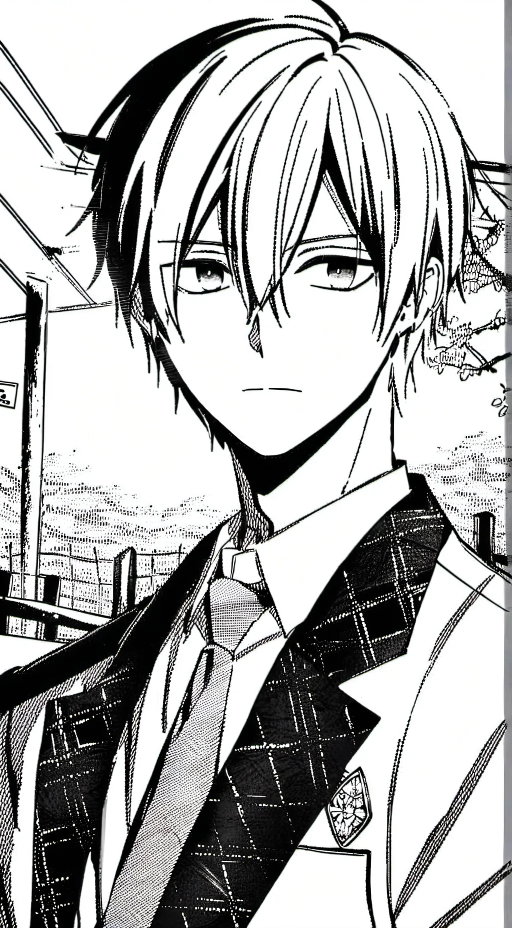 ai character: Todoroki  background