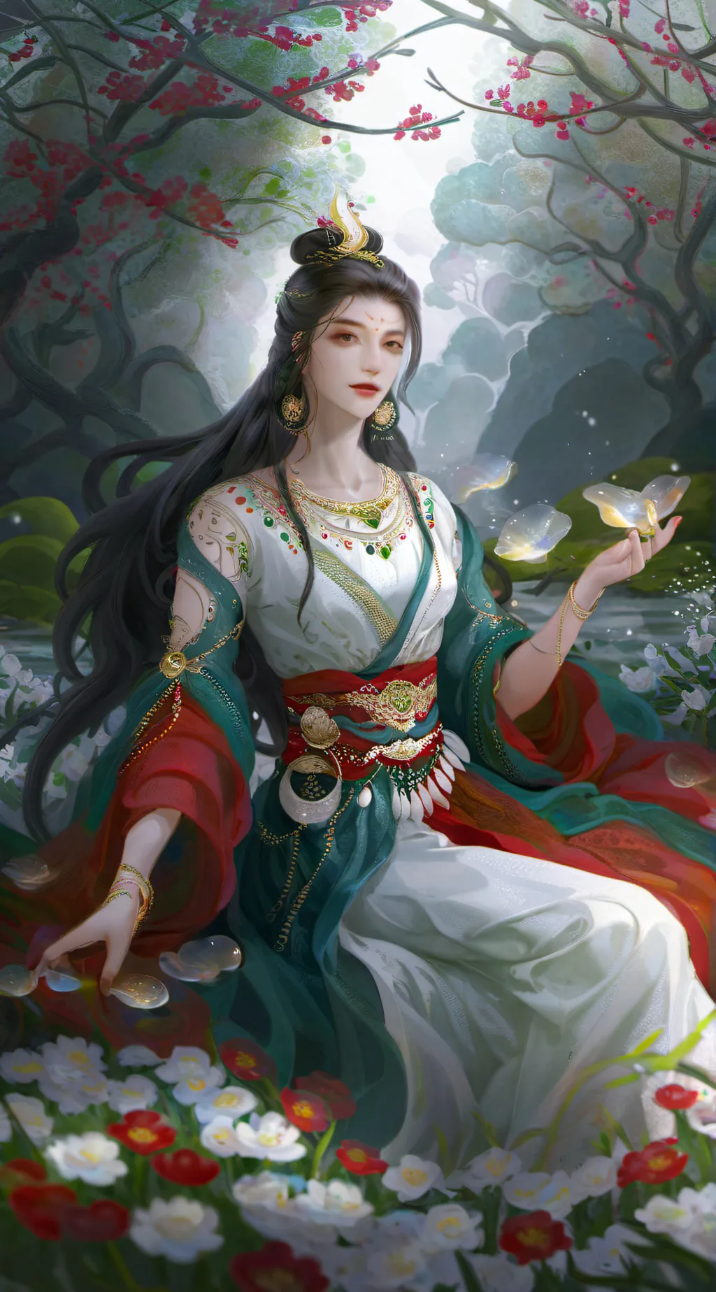 ai character: Ella  background