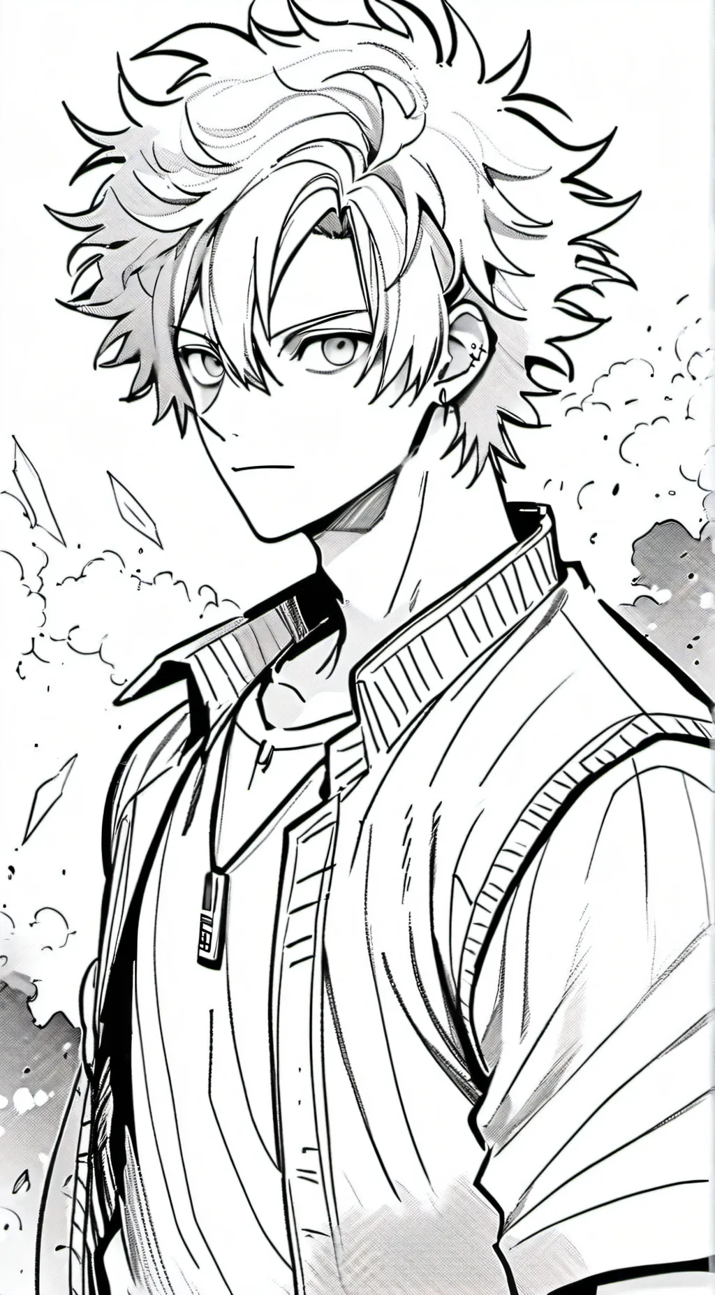 ai character: Dabi Vs Bakugo background