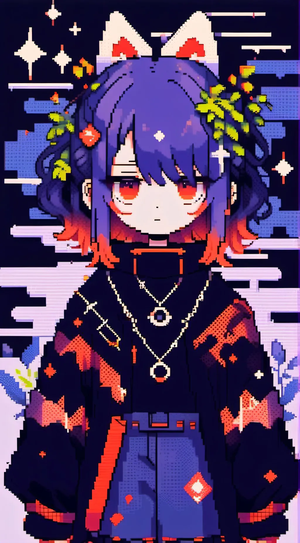 ai character: Cherry background