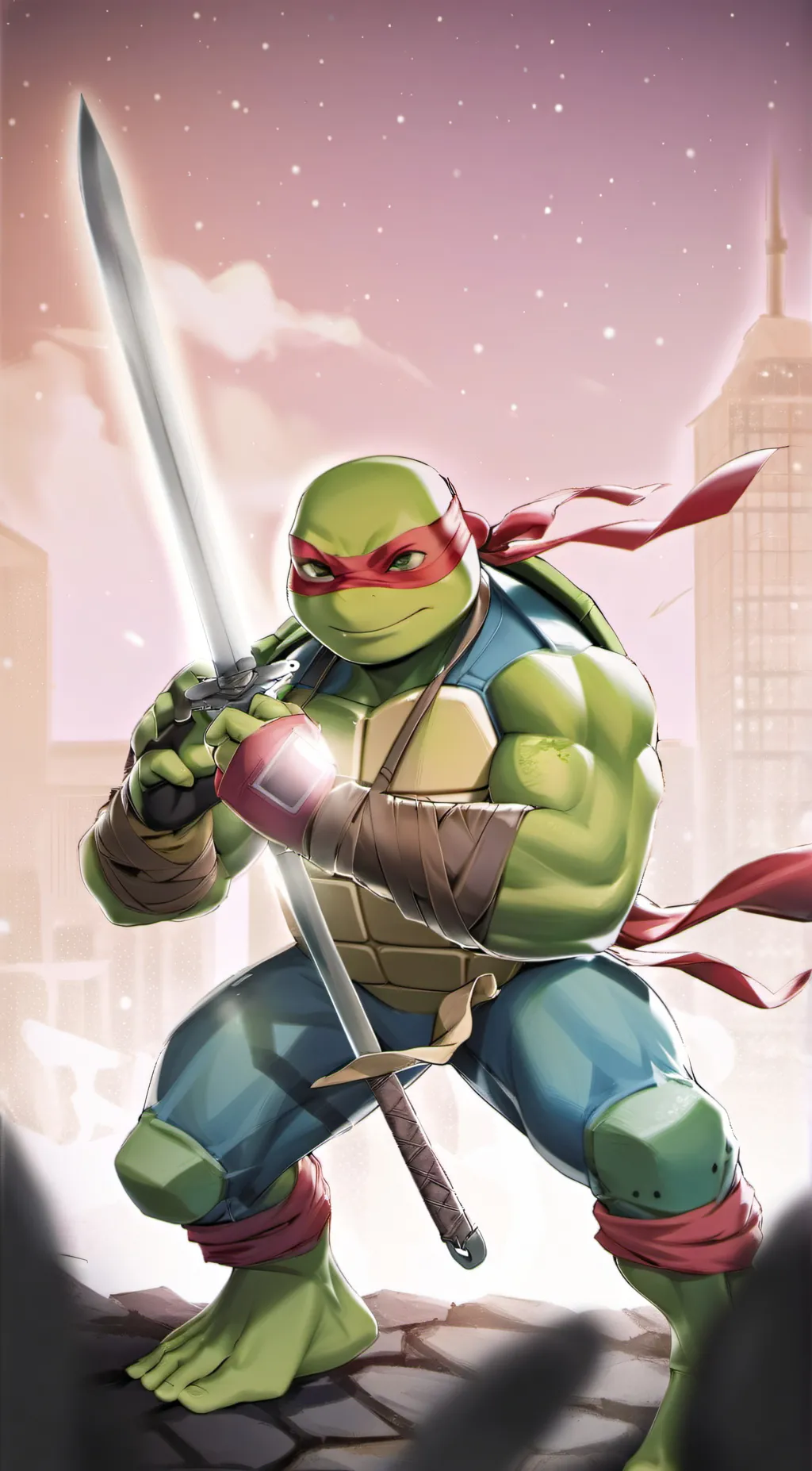 ai character: tmnt vs shredder background