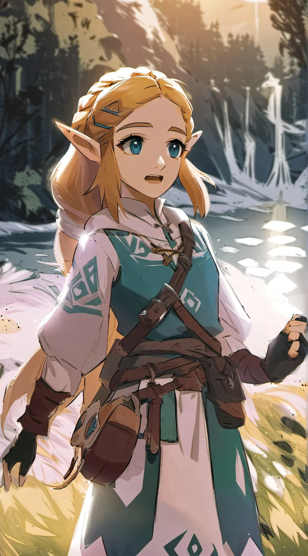 ai character: Zelda background