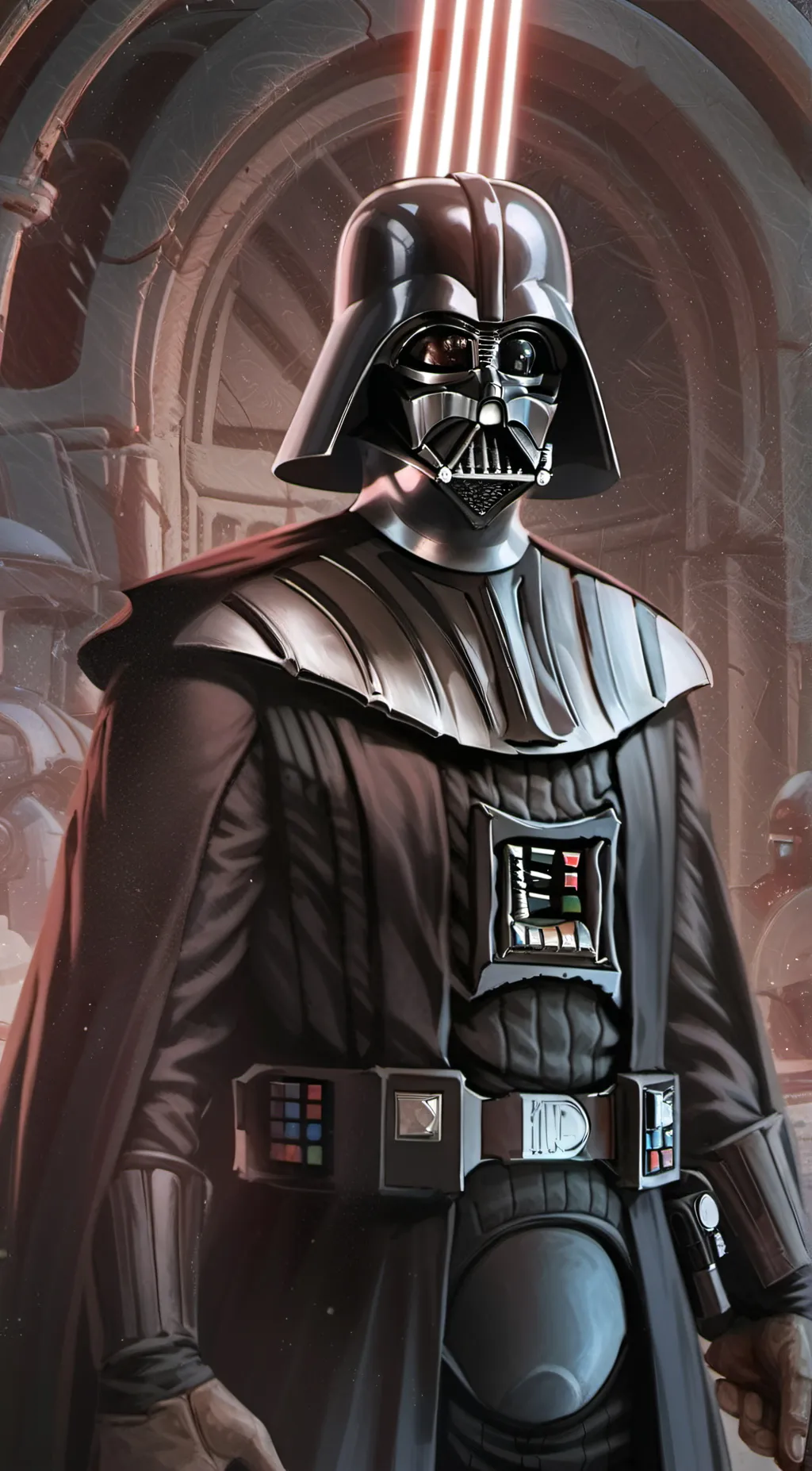 ai character: Dark V. background