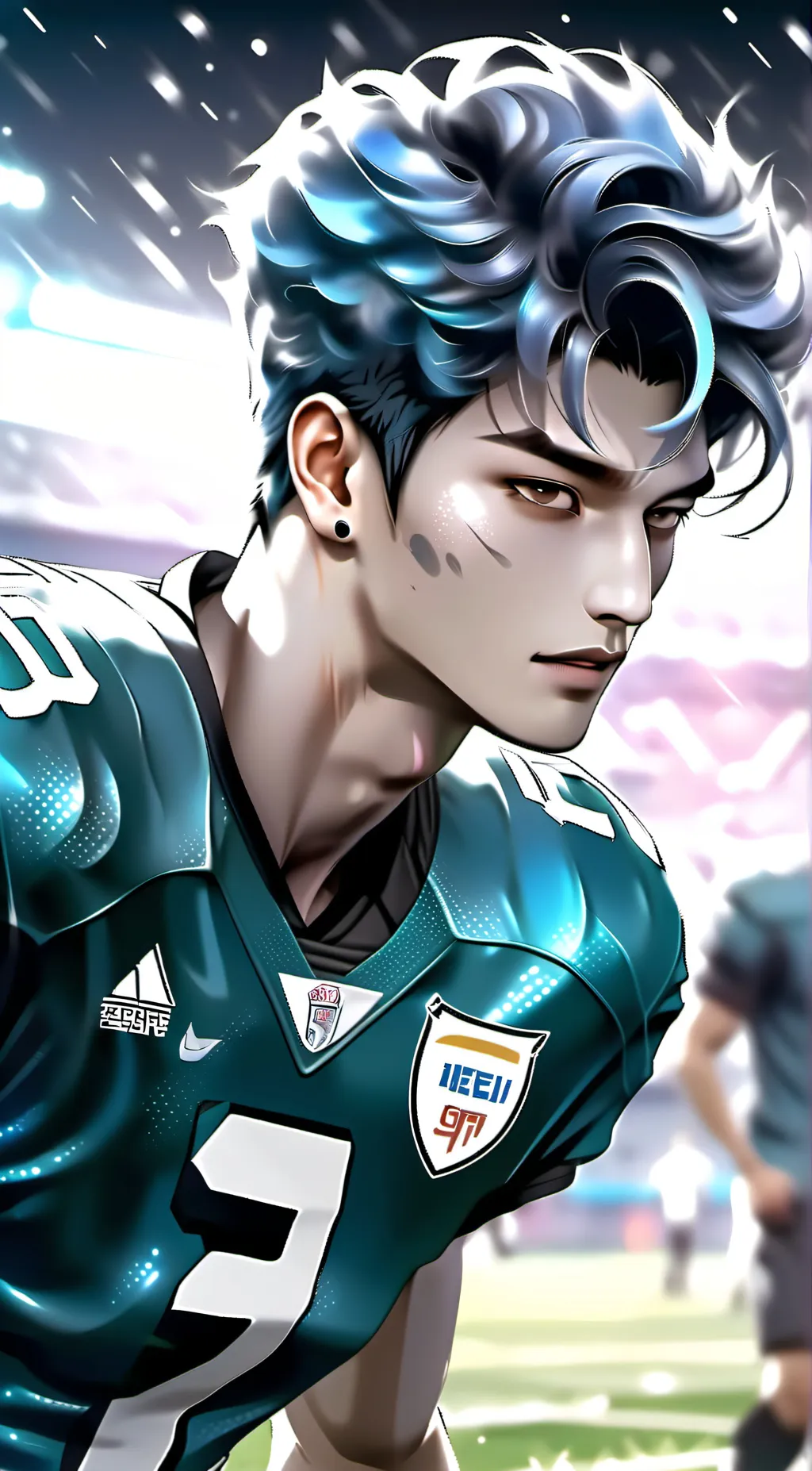 ai character: Min yungi  background