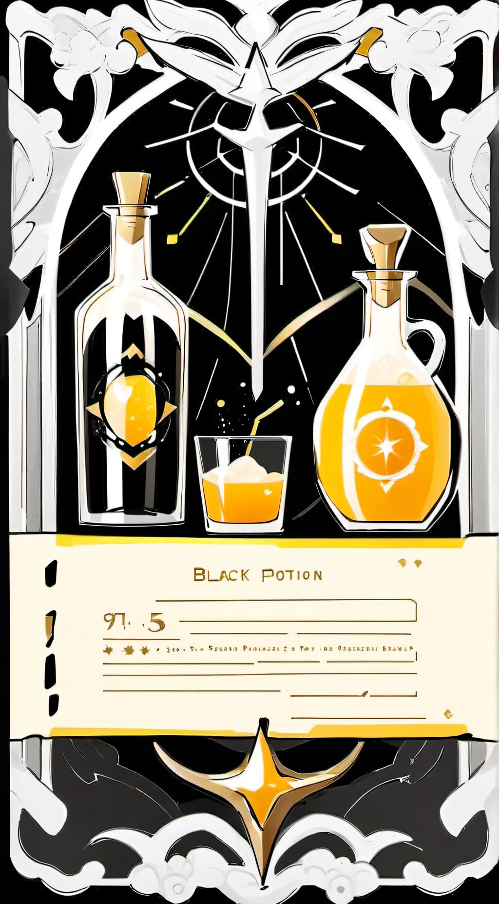 ai character: goo potion background