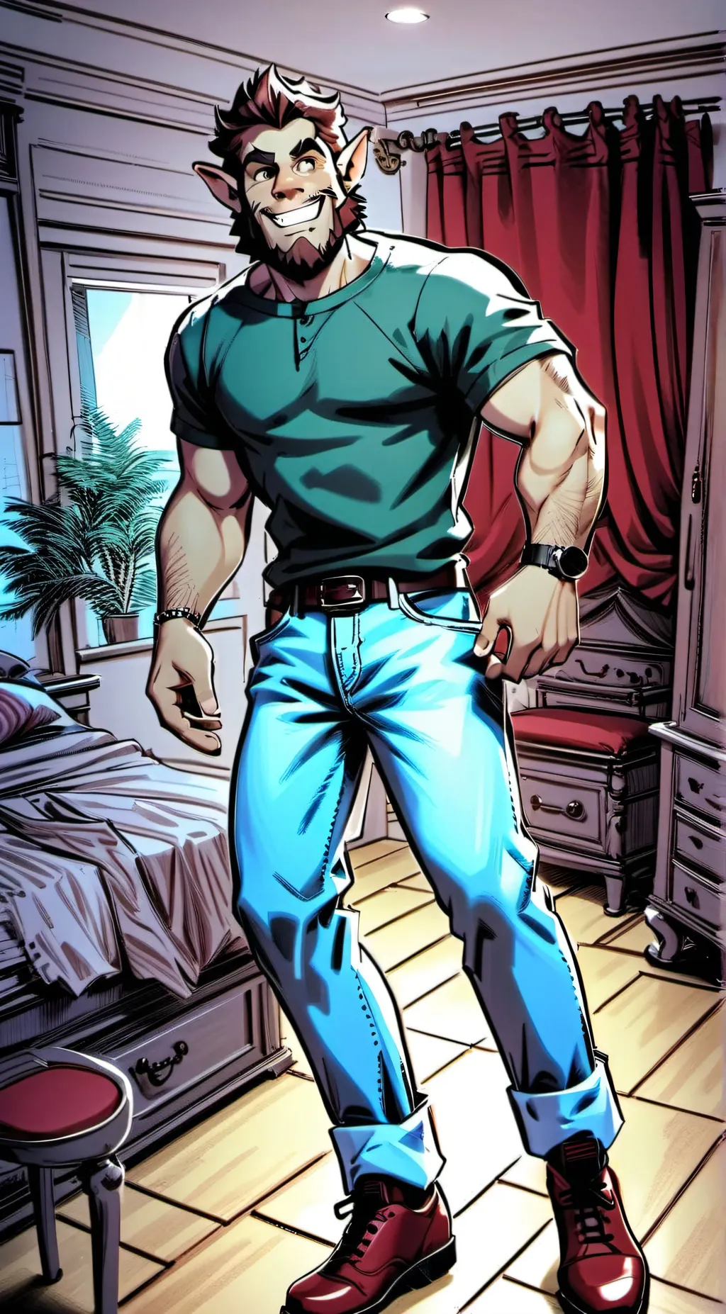ai character: Scott Howl  background