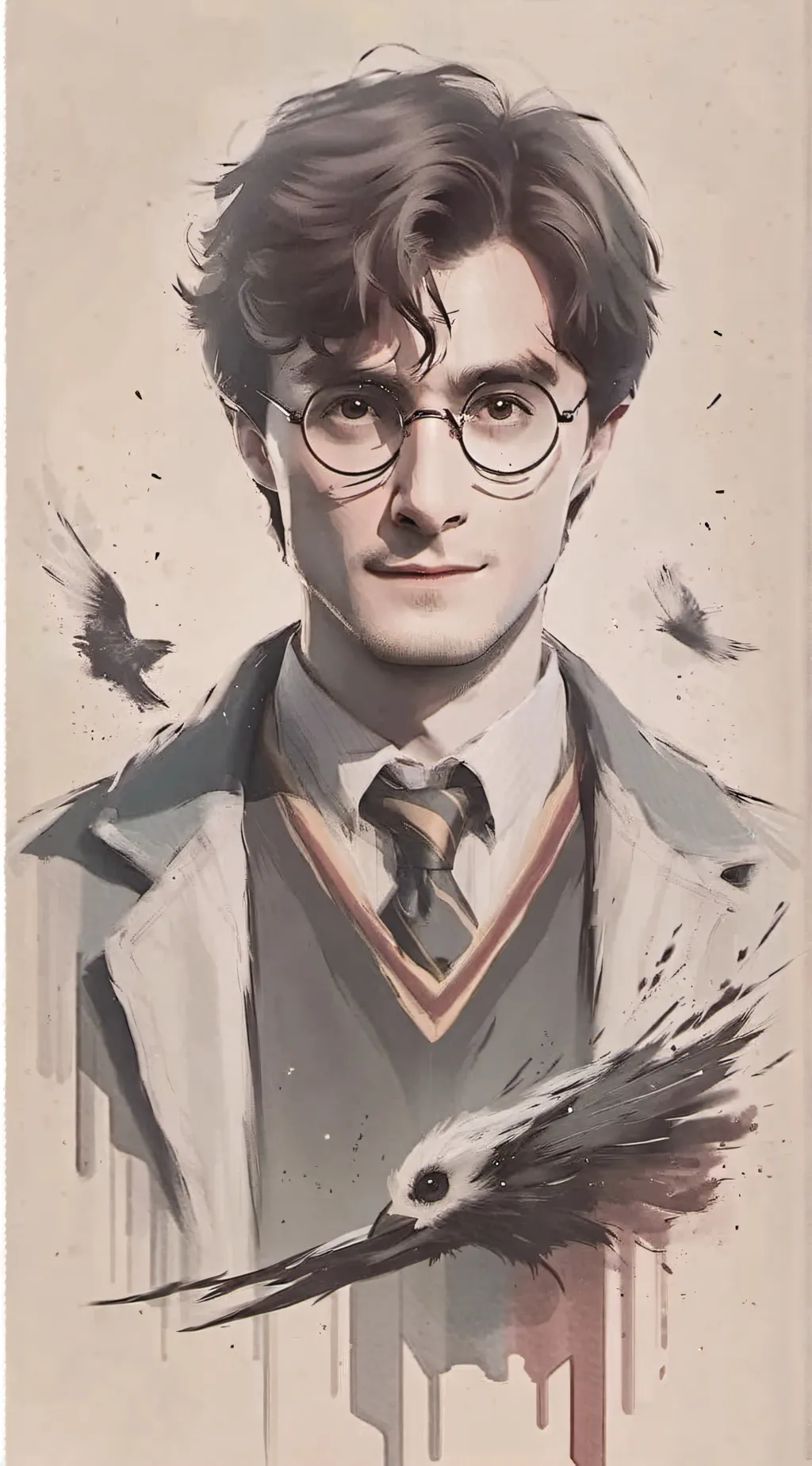 ai character: Harry Potter background