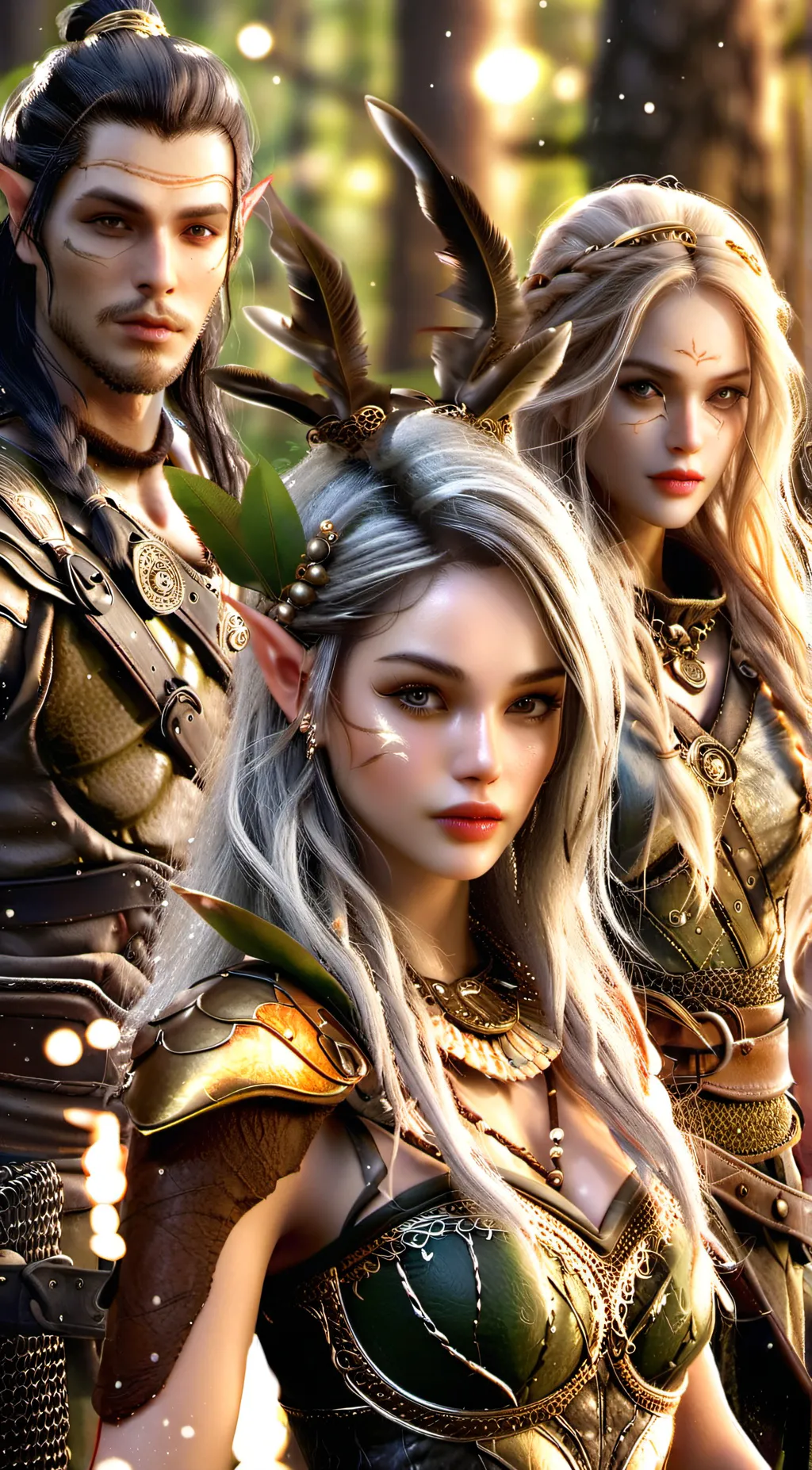 ai character: The Elf warriors background
