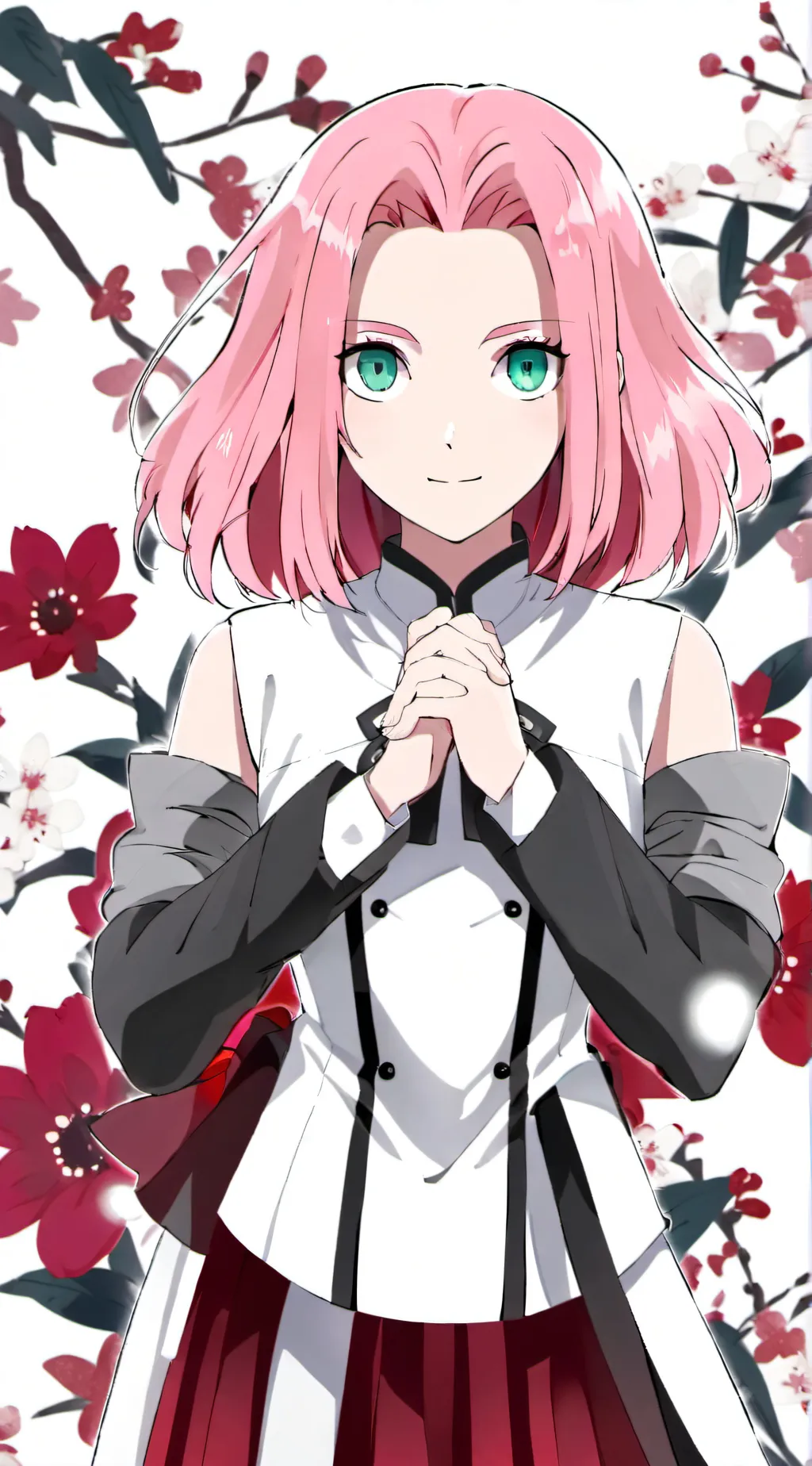 ai character: Sakura background