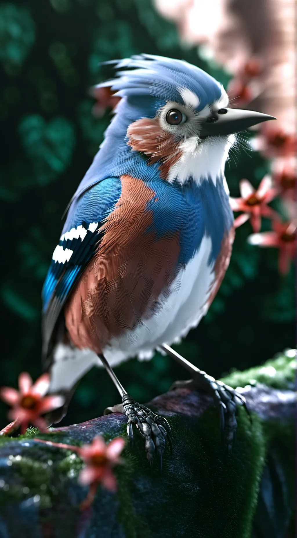 ai character: Bird background