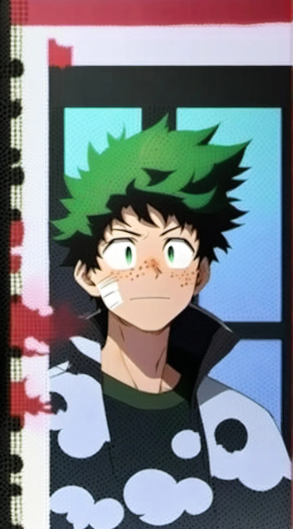 ai character: Deku background