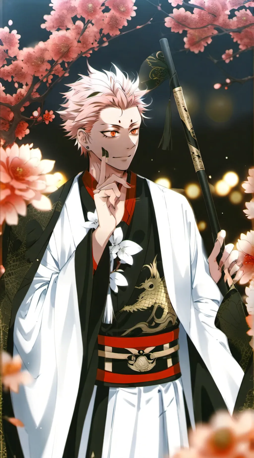 ai character: Sukuna background