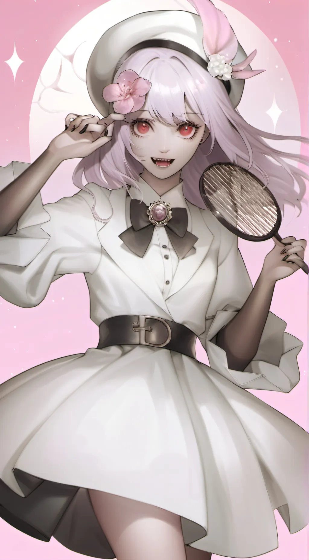 ai character: Fan Girl background