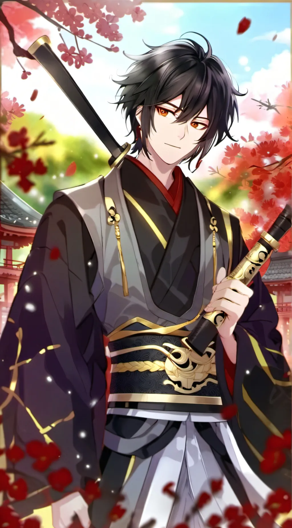 ai character: Hashiras go to Mha background