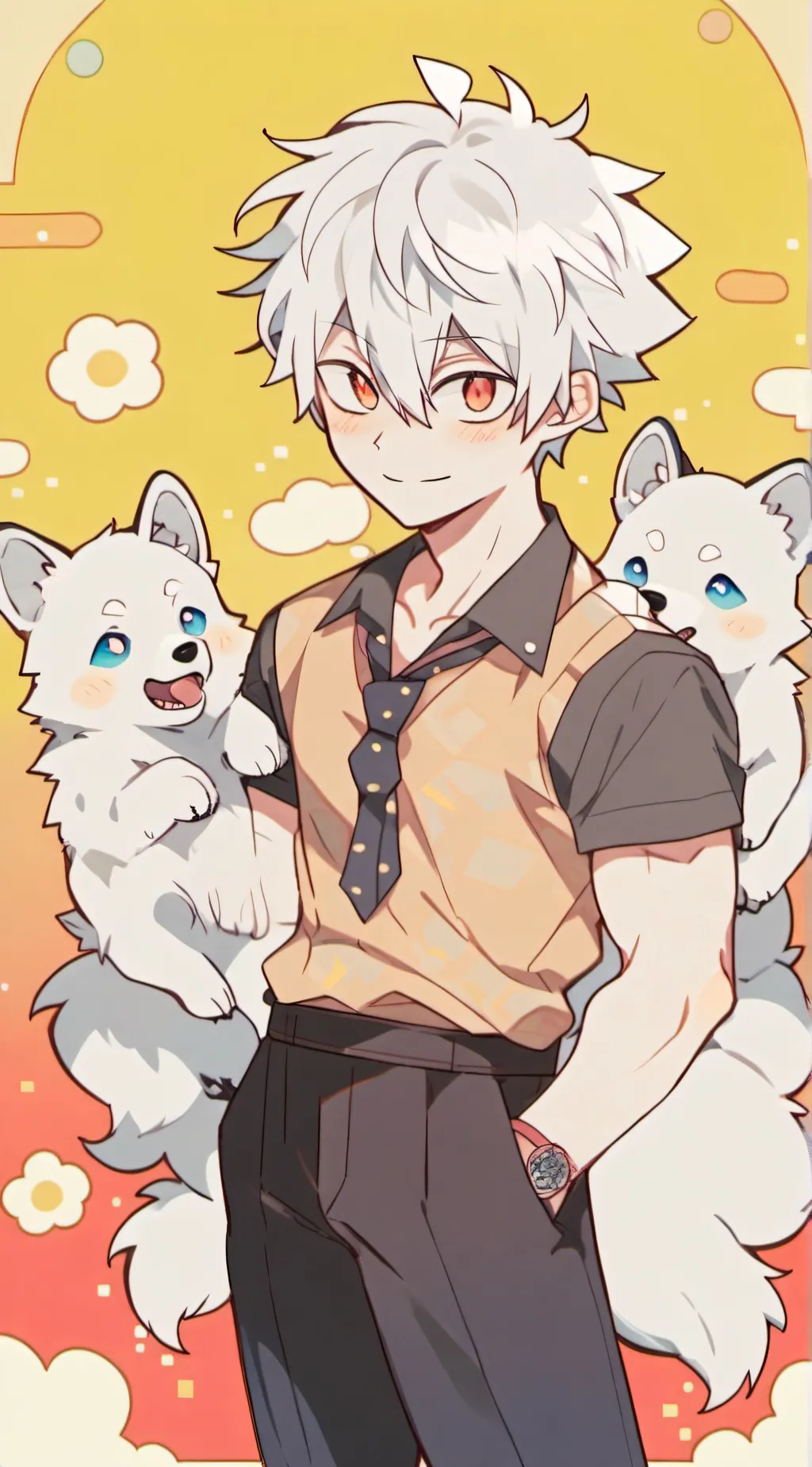 ai character: Kai~ background