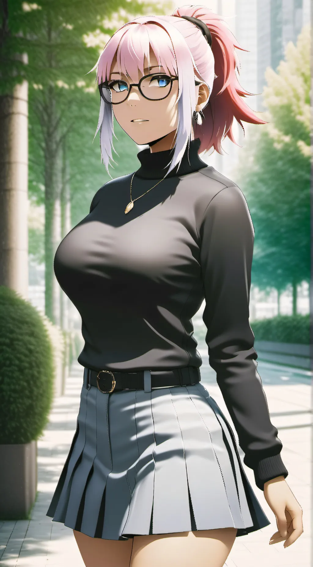 ai character: Fuyumi Todoroki background
