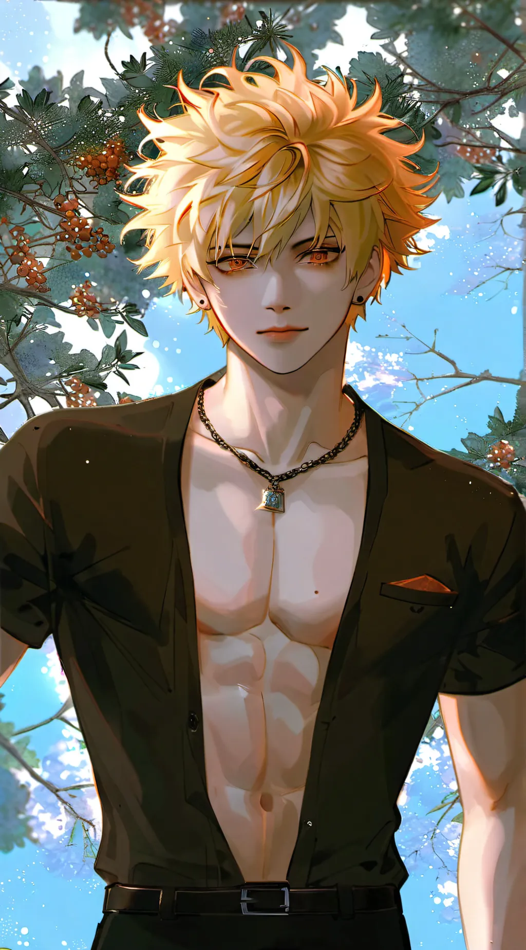 ai character: Bakugou katsuki background