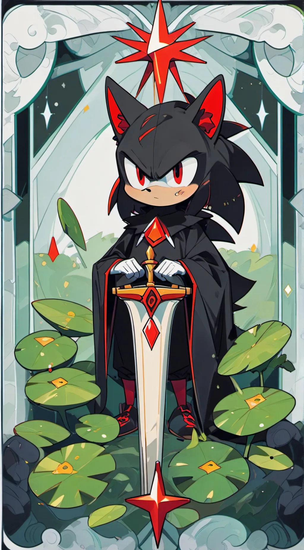 ai character: ❤️Shadow🖤 background
