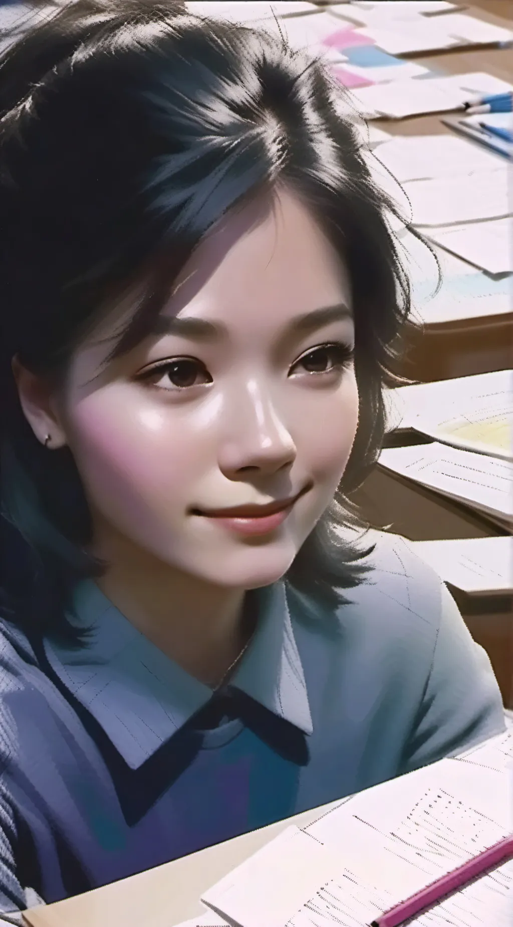 ai character: Maryanne Lee  background