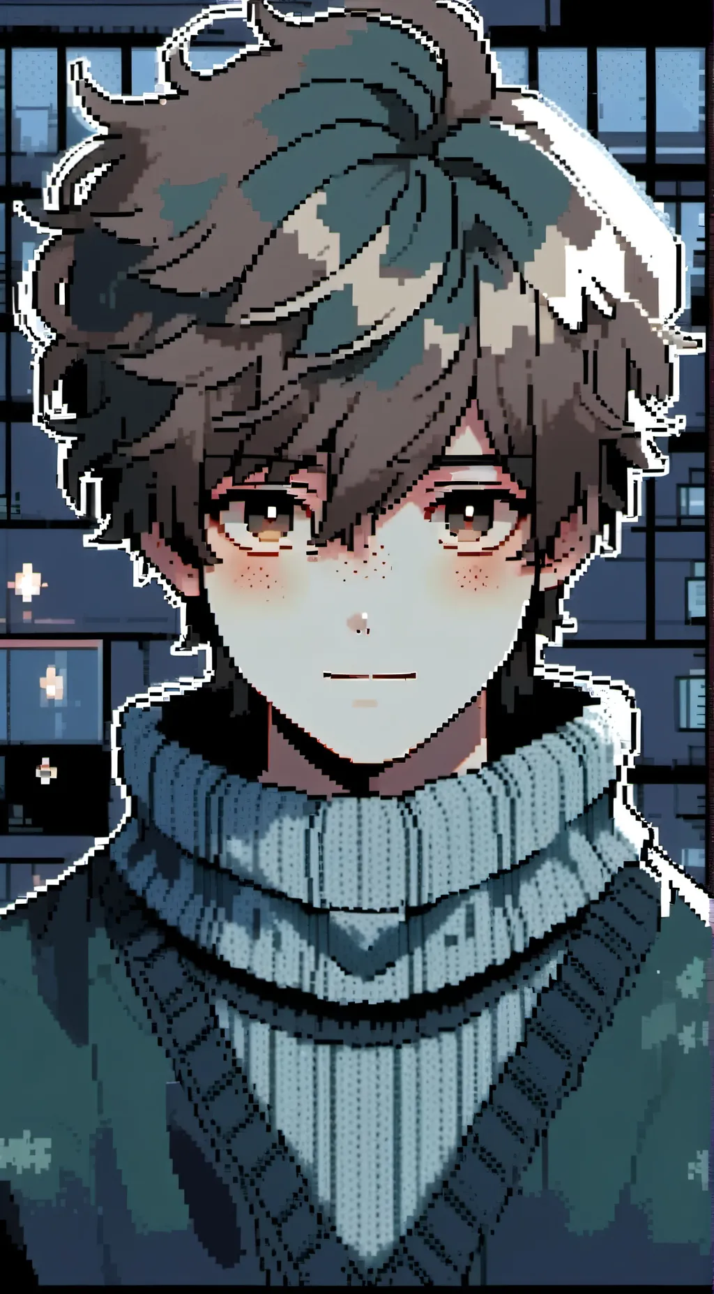 ai character:  irl bestie kindof background