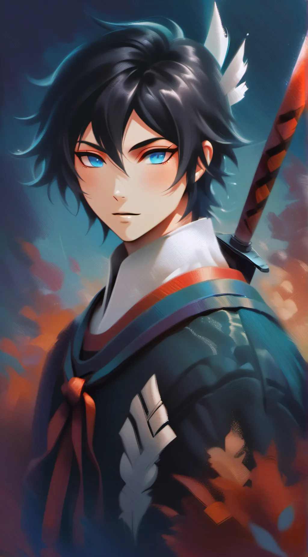 ai character: demon slayer!! background
