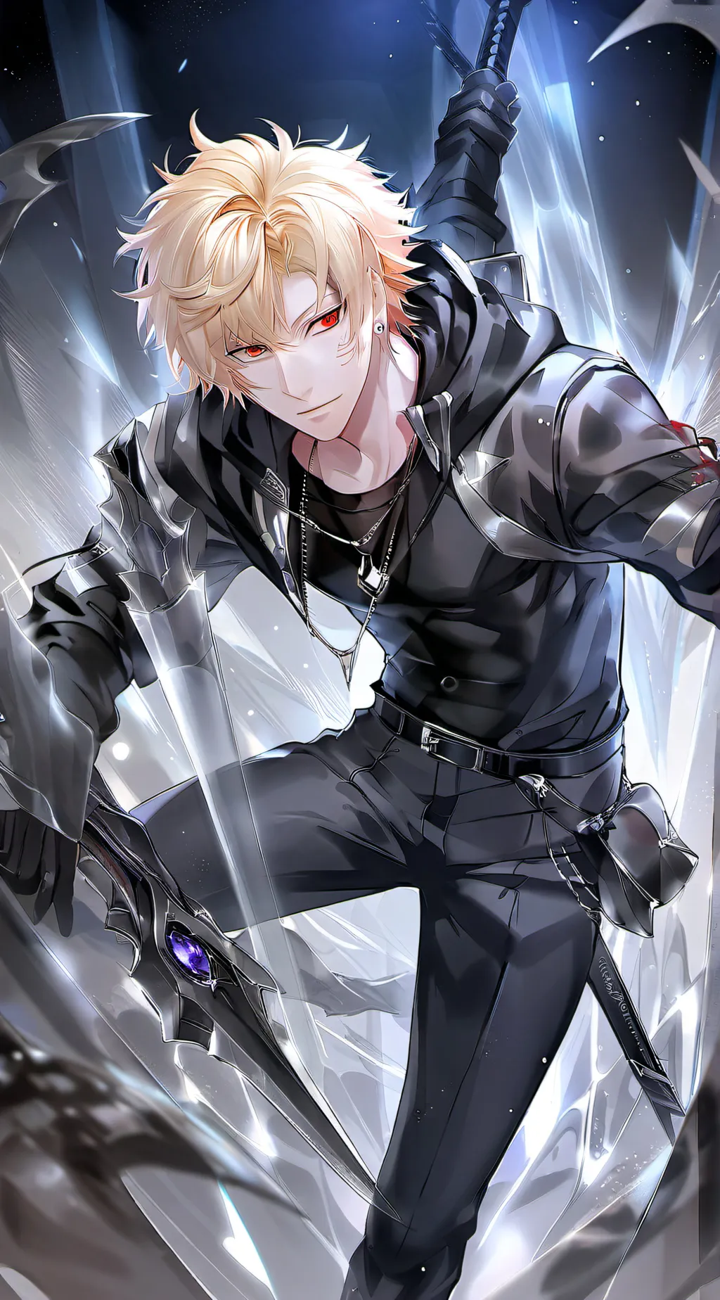 ai character: bakugo background