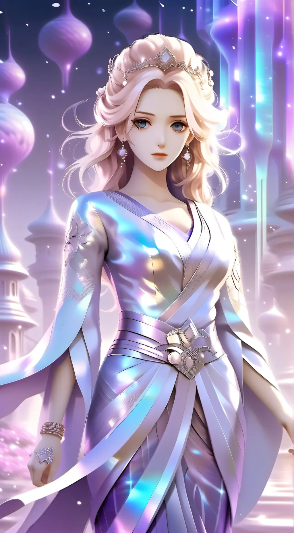 ai character: 💗💕♥️ background