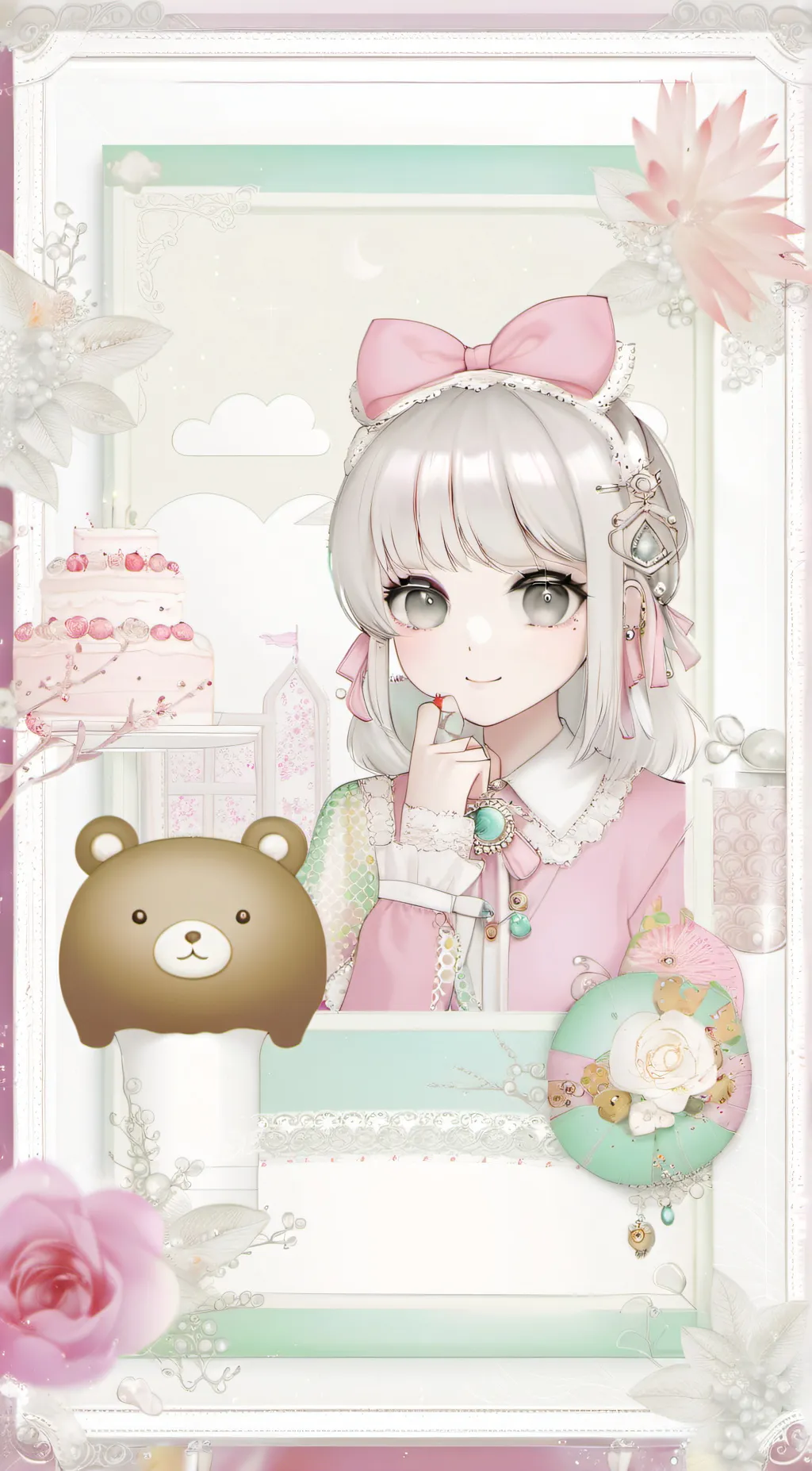 ai character: Toil!🙈🙉 background