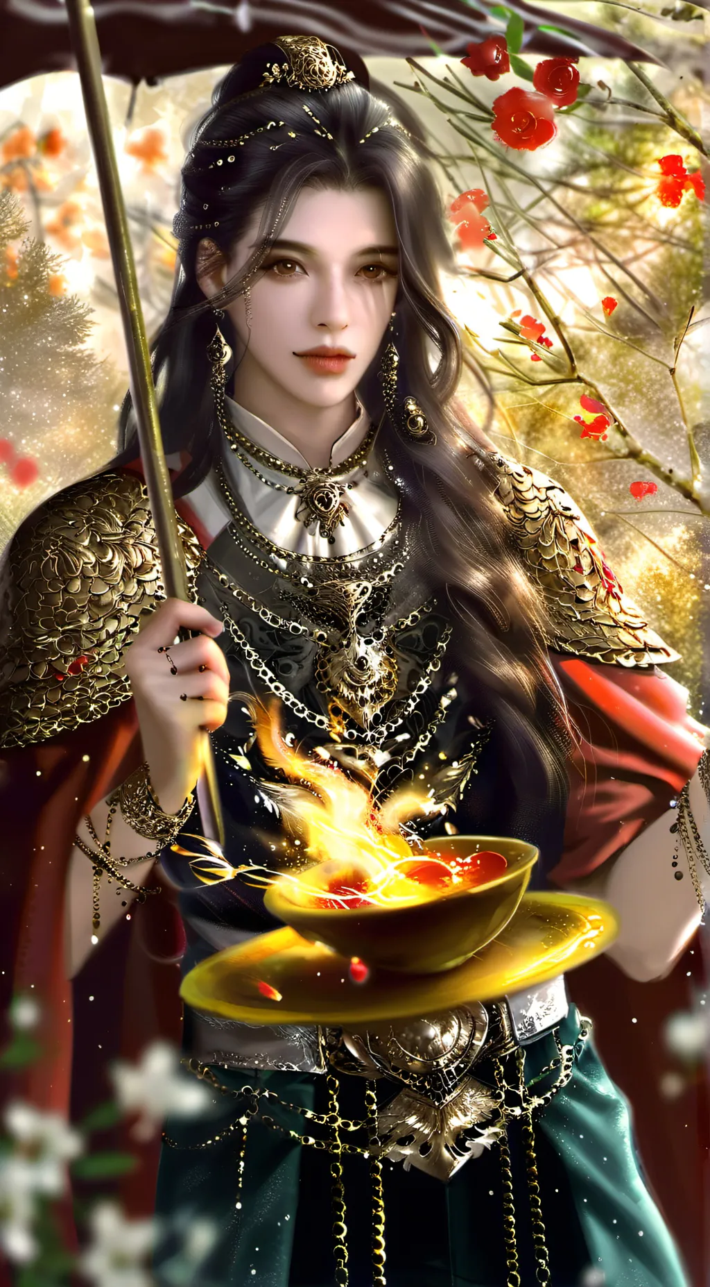 ai character: Aria background