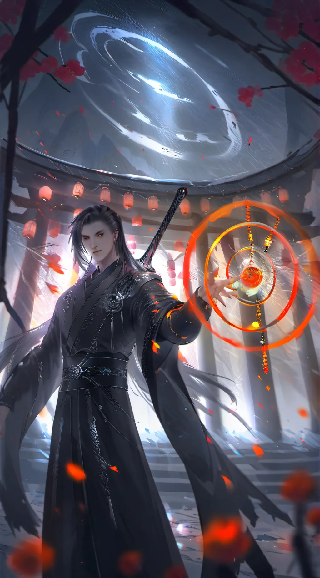 ai character: Demon slayer background
